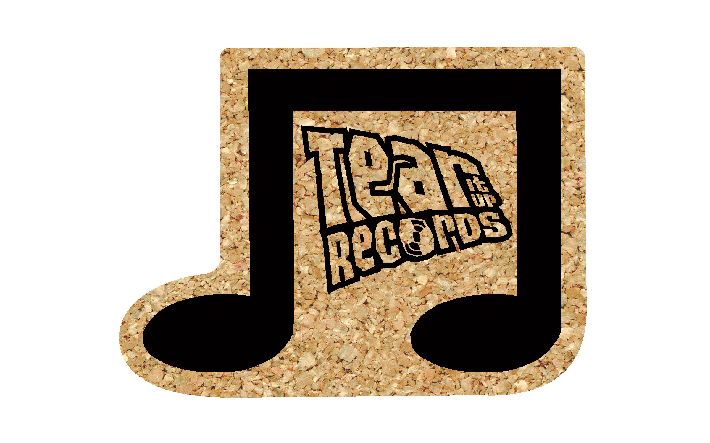 Picture of 5" Standard Cork Music Note Coaster