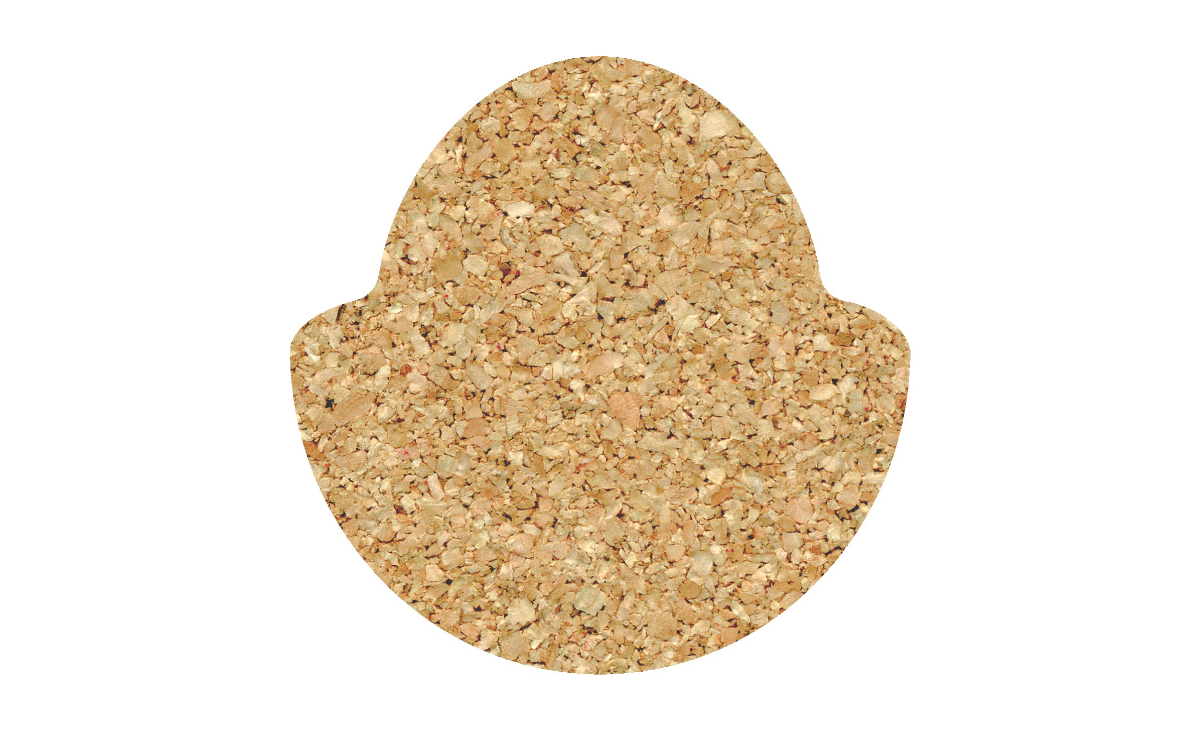 Picture of 5" Standard Cork Nest Egg Coaster