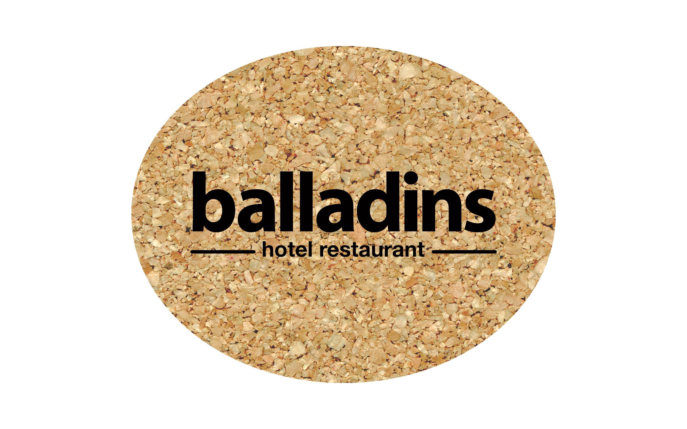 Picture of 5" Standard Cork Oval Coaster