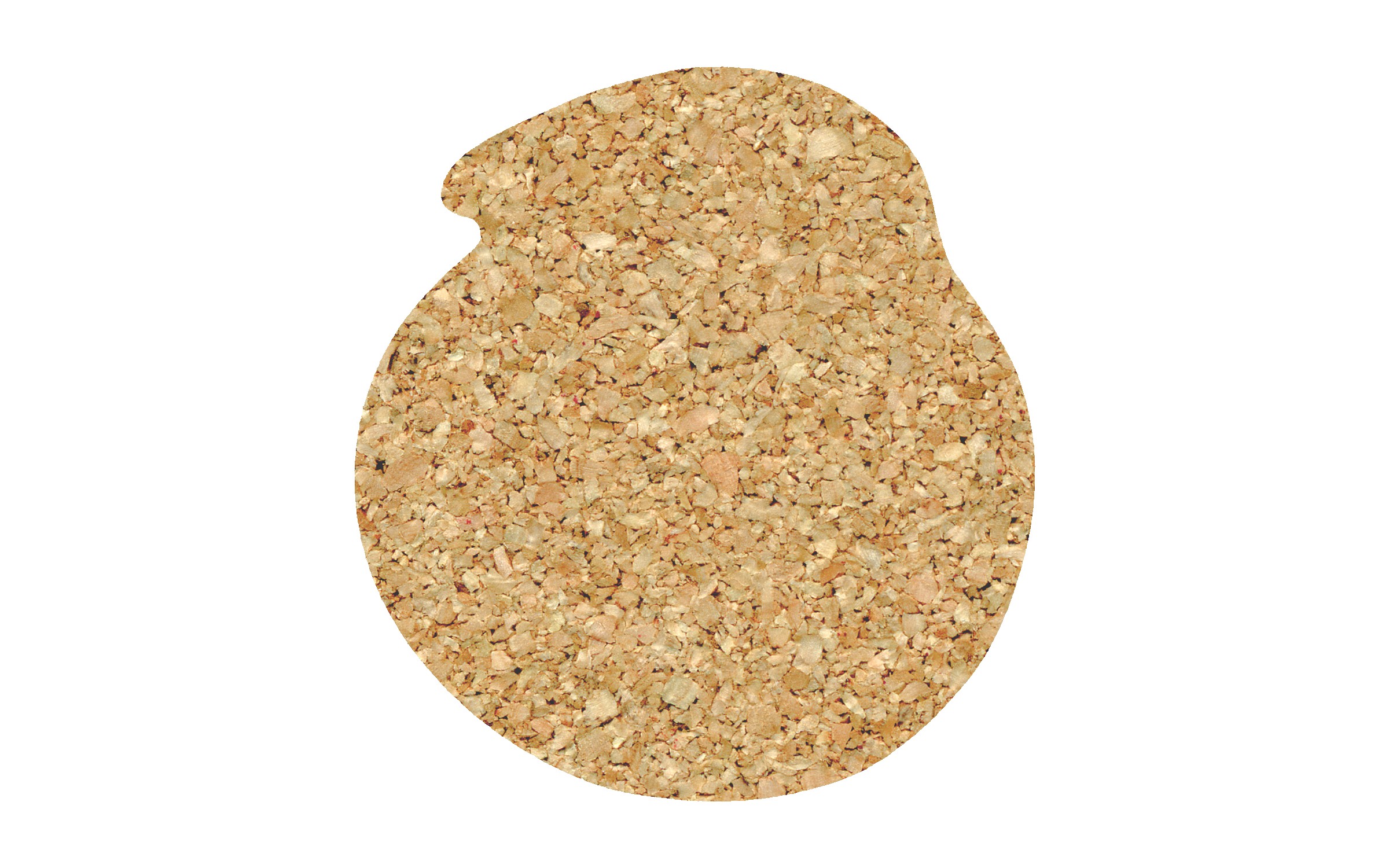Picture of 5" Standard Cork Peach Coaster