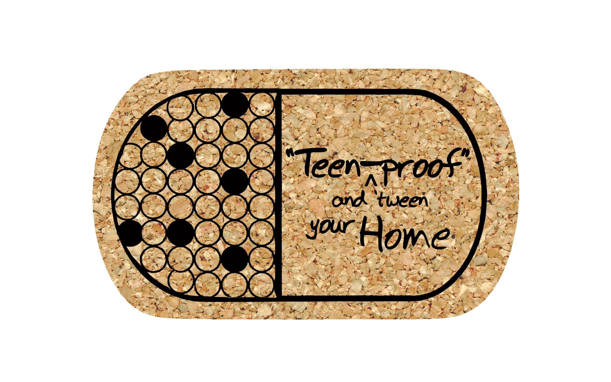 Picture of 5" Standard Cork Pill Coaster
