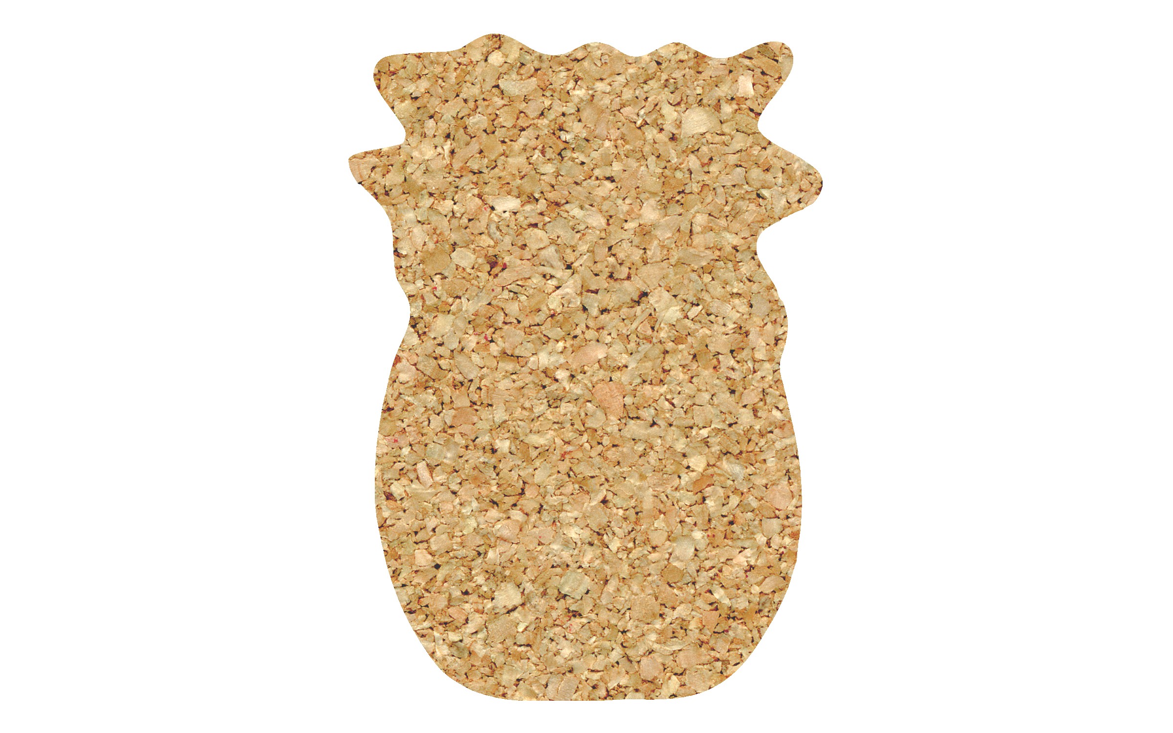Picture of 5" Standard Cork Pineapple Coaster