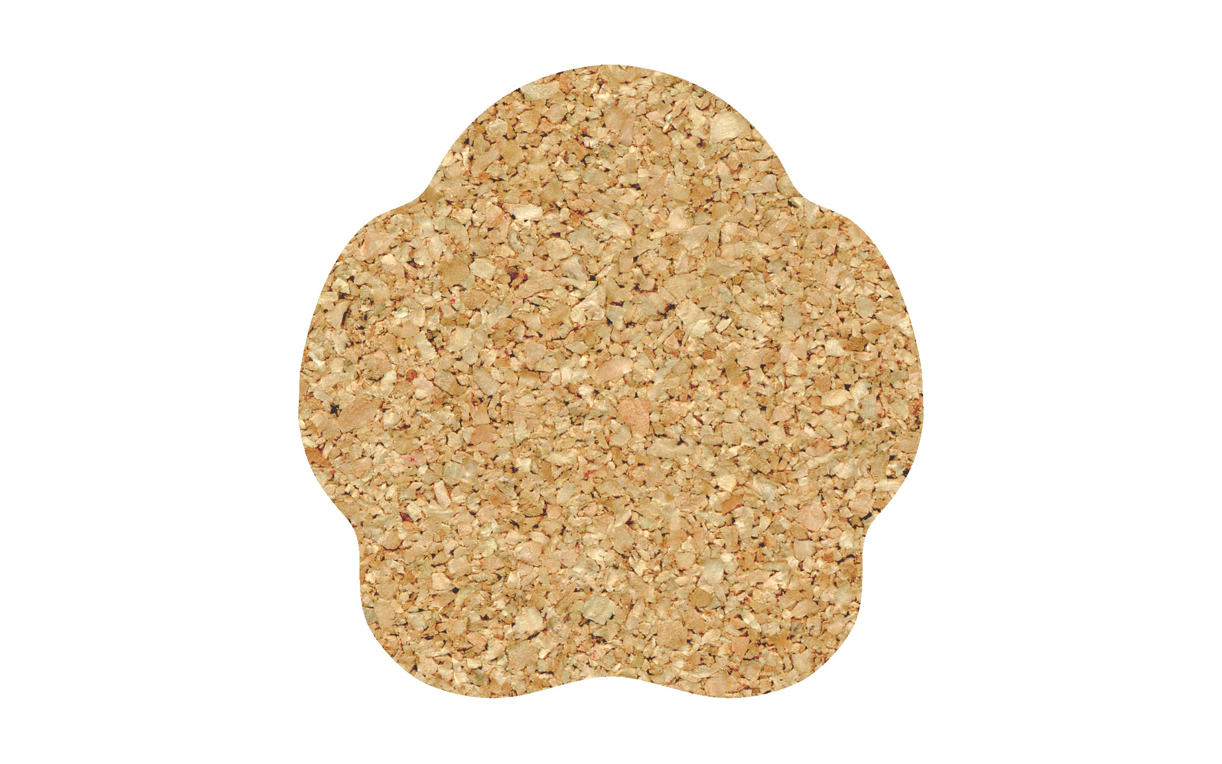 Picture of 5" Standard Cork Paw Coaster
