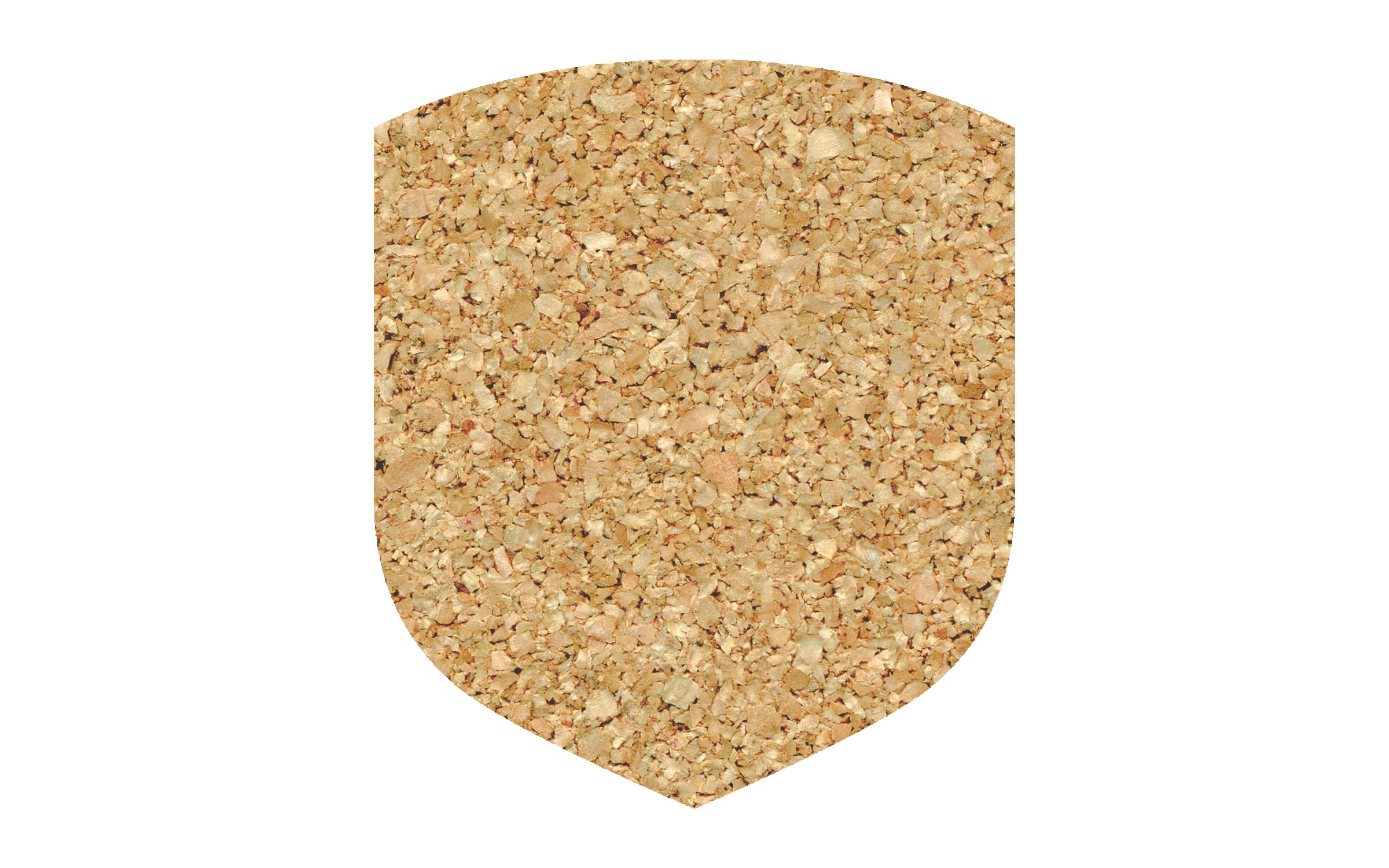 Picture of 5" Standard Cork Shield Coaster