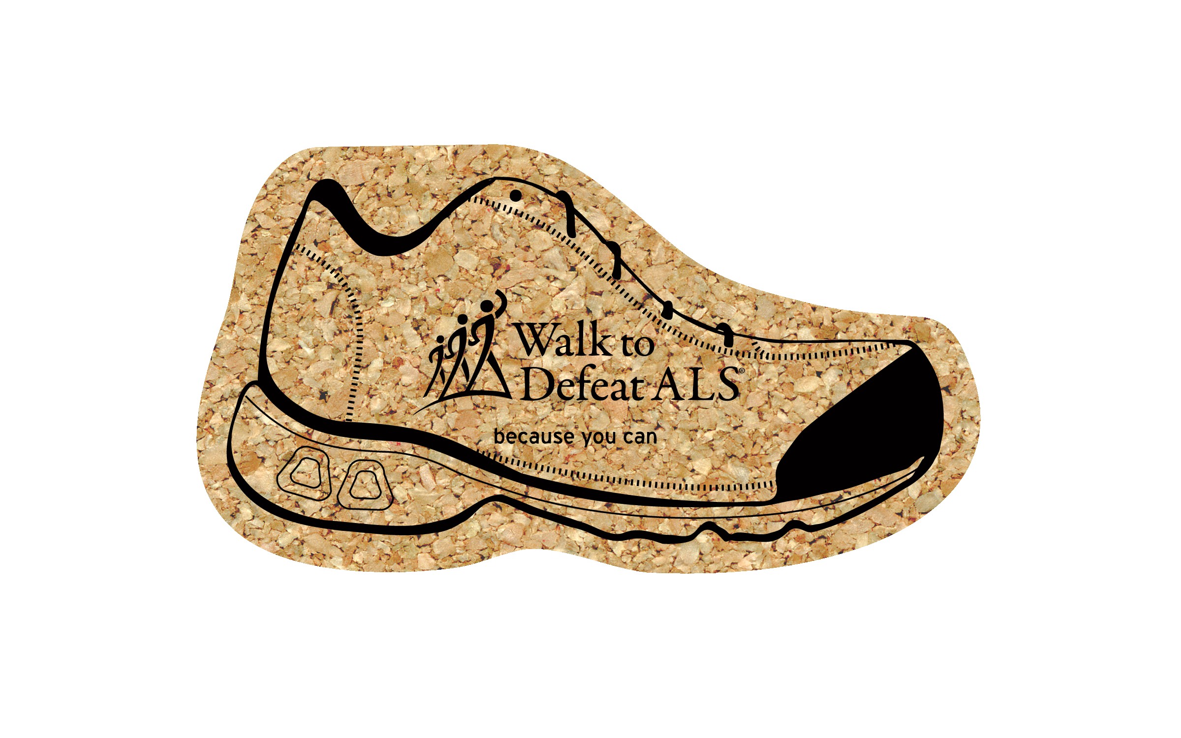 Picture of 5" Standard Cork Sneaker Coaster