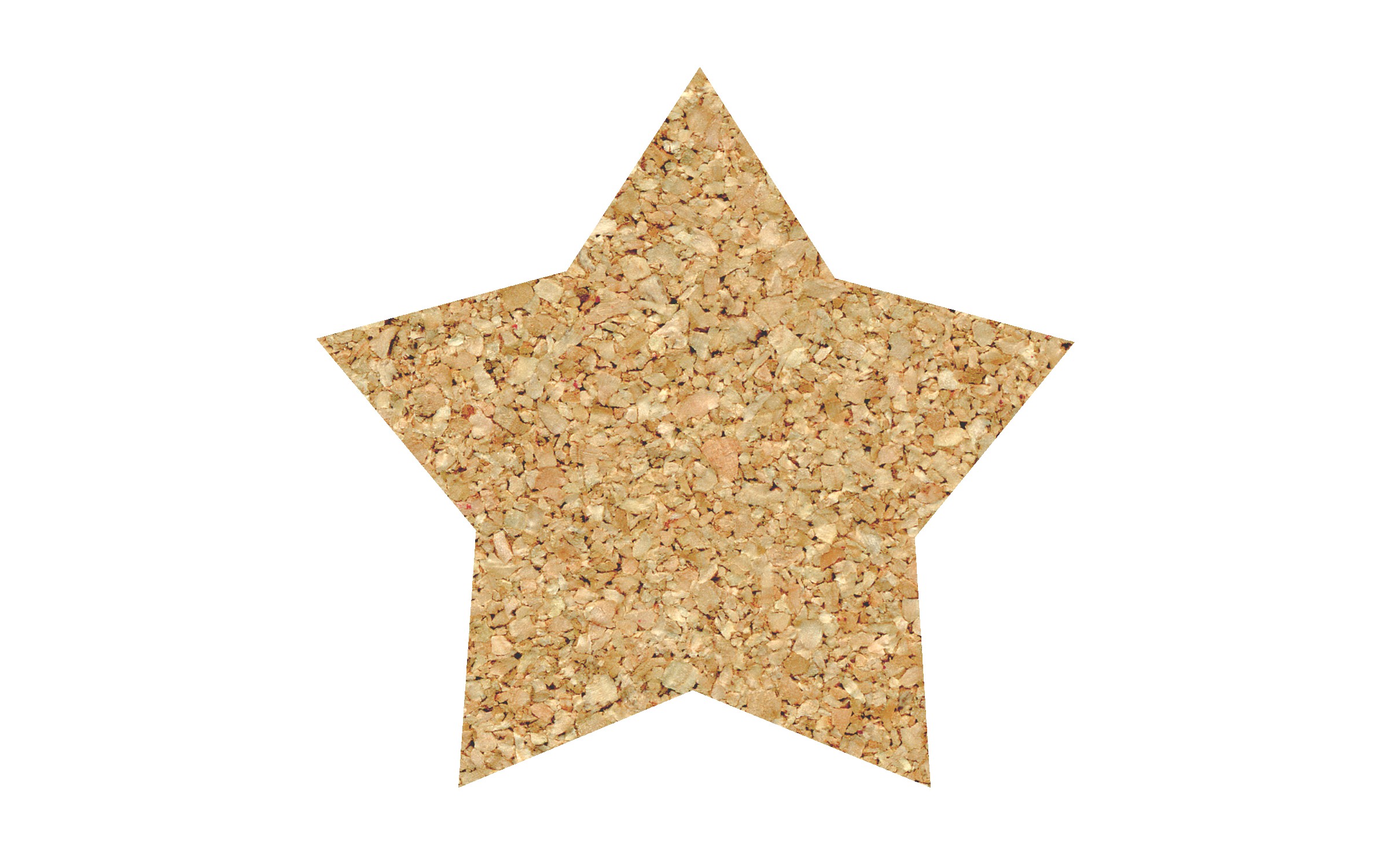 Picture of 5" Standard Cork Star Coaster