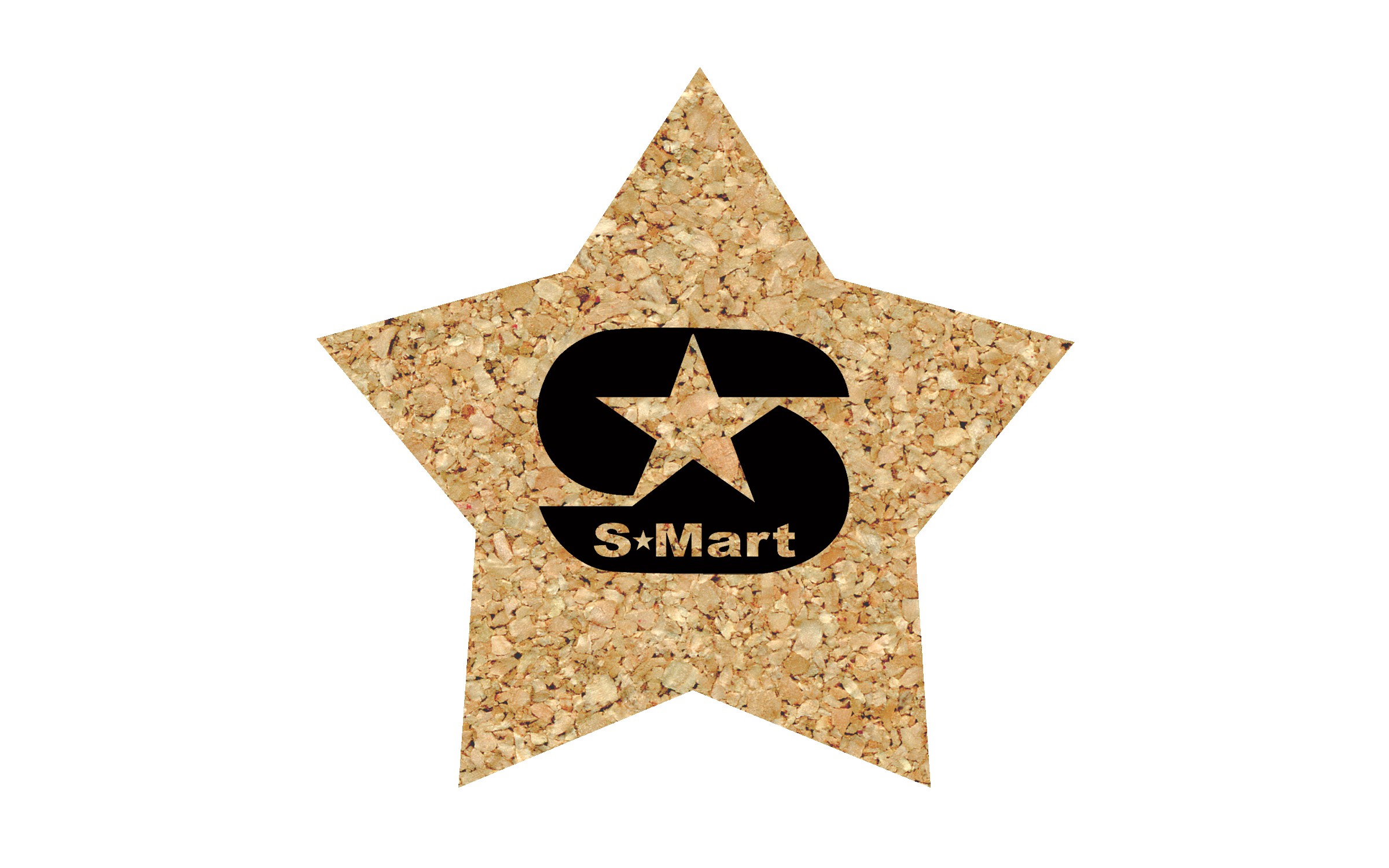 Picture of 5" Standard Cork Star Coaster