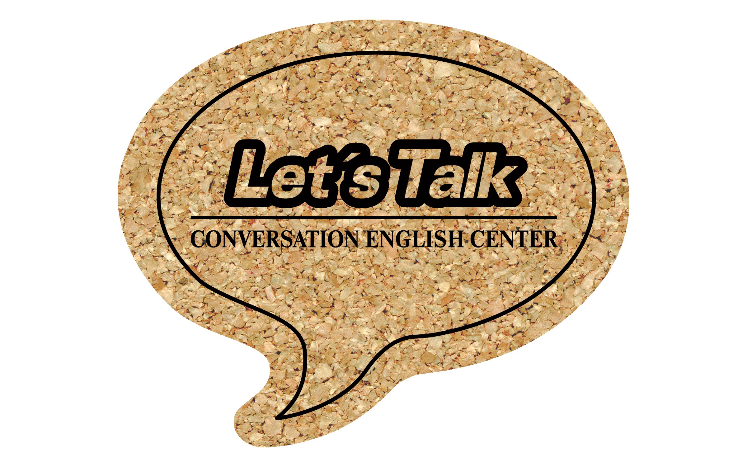 Picture of 5" Standard Cork Talk Bubble Coaster