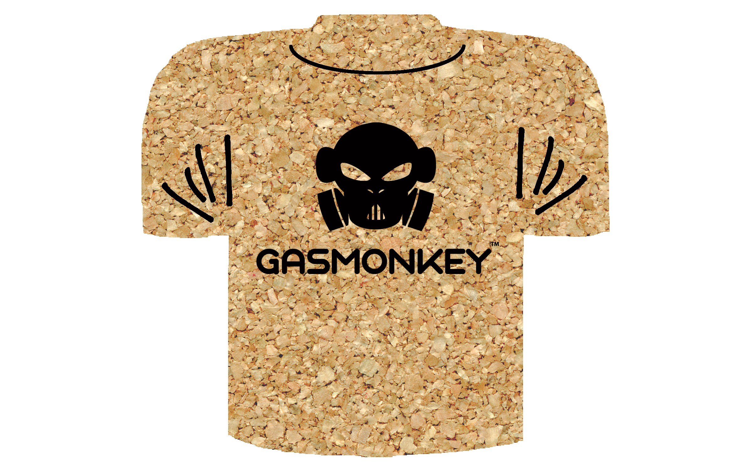 Picture of 5" Standard Cork T-Shirt Cork Coaster