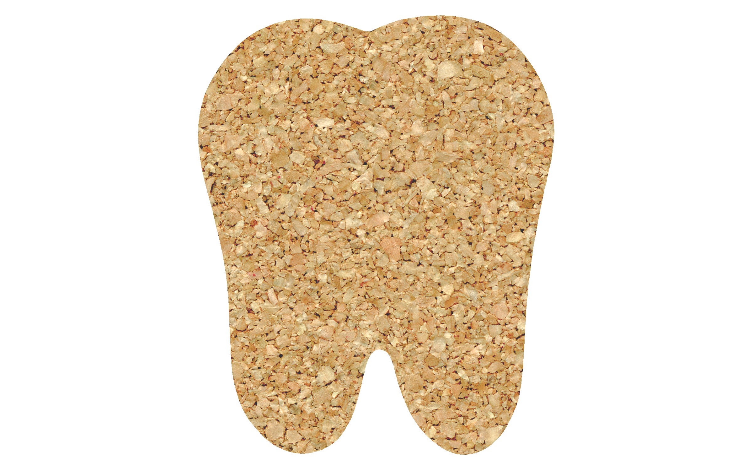 Picture of 5" Standard Cork Tooth Coaster
