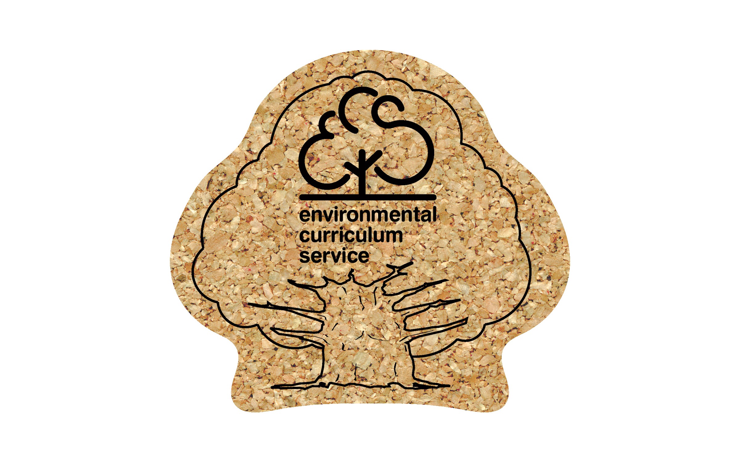 Picture of 5" Standard Cork Tree Coaster