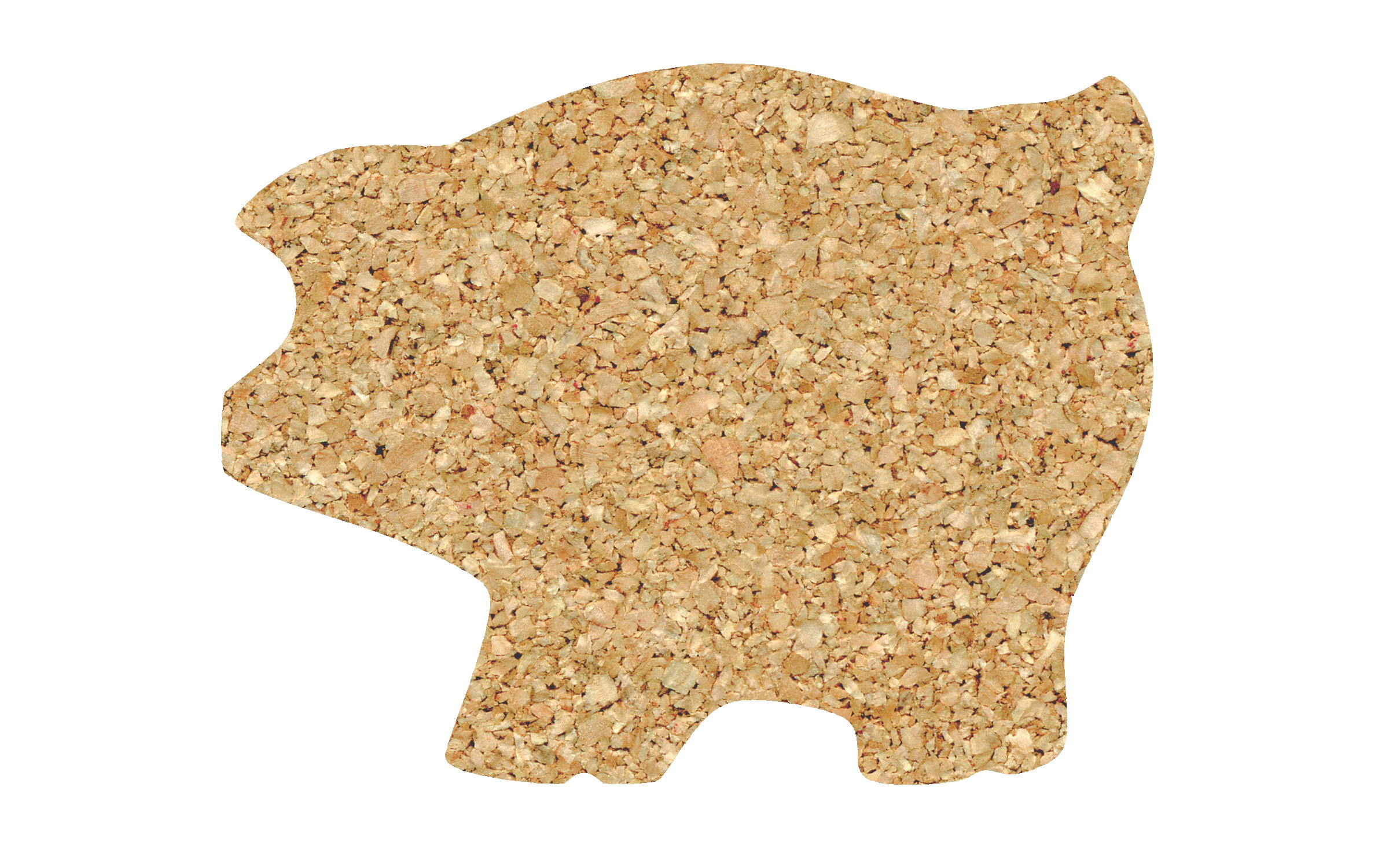 Picture of 6" Jumbo/King Cork Piggy Bank Coaster