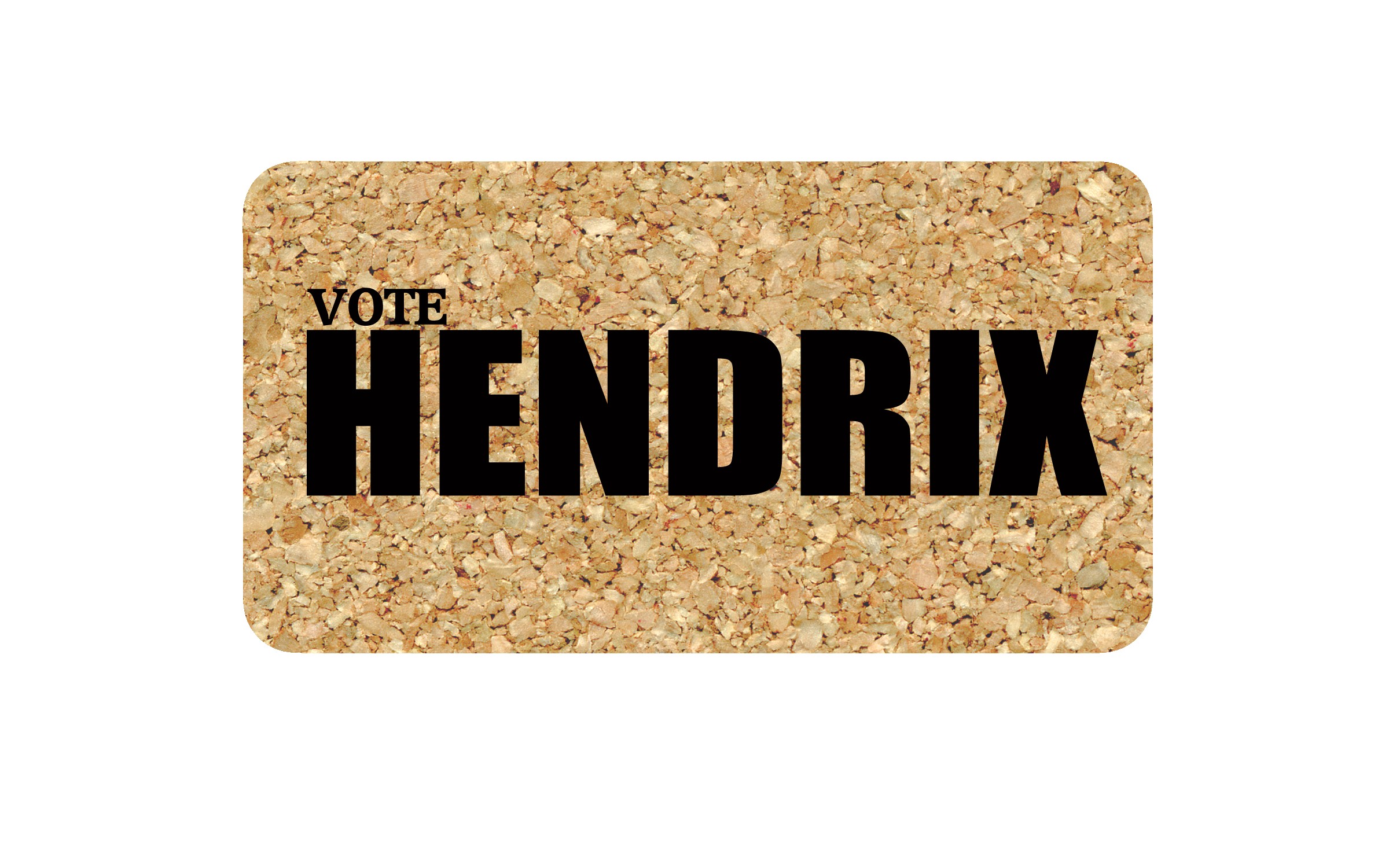 Picture of 5" Standard Cork Rectangle Coaster
