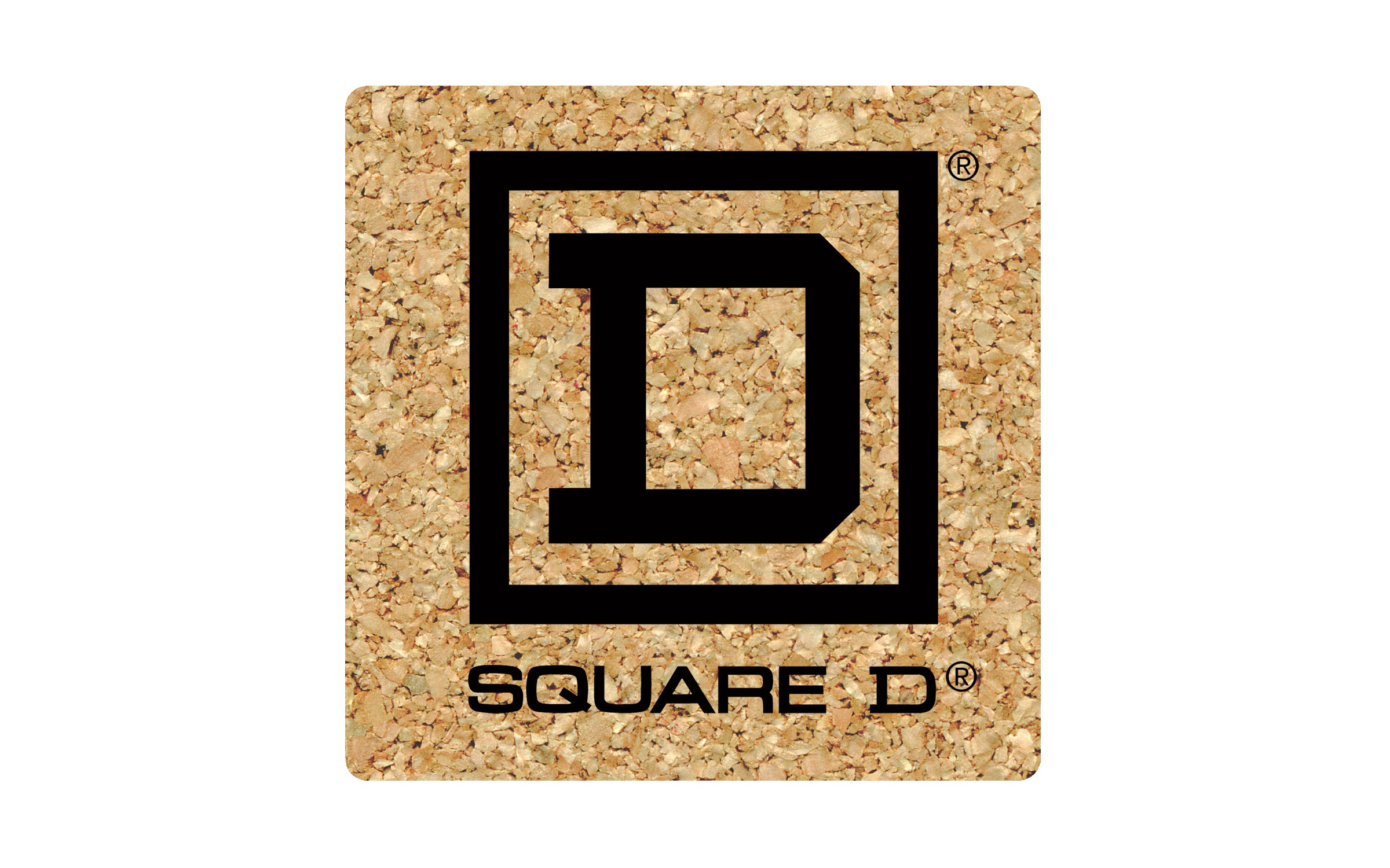 Picture of 6" Jumbo/King Cork Square Coaster