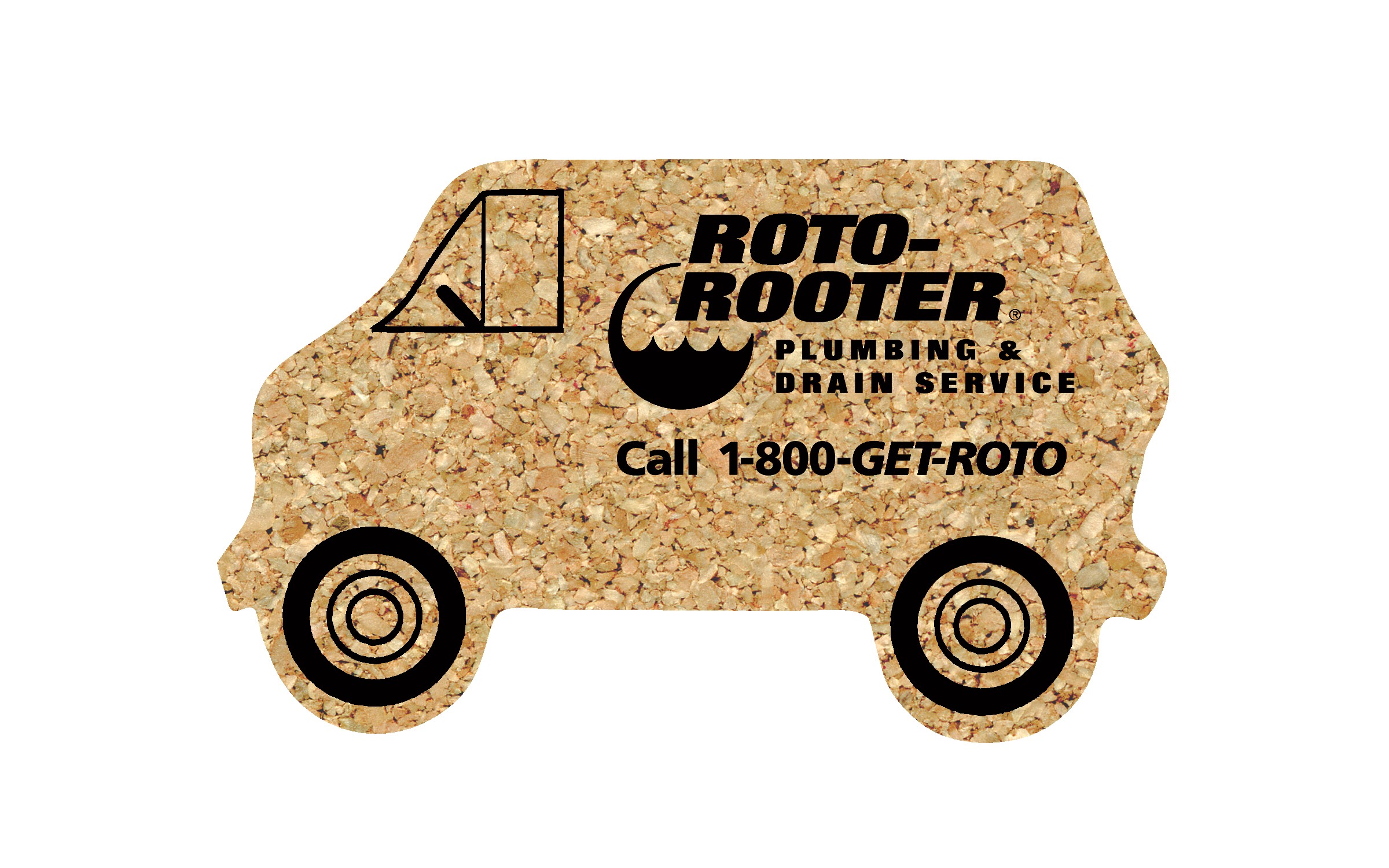 Picture of 6" Jumbo/King Cork Van Coaster