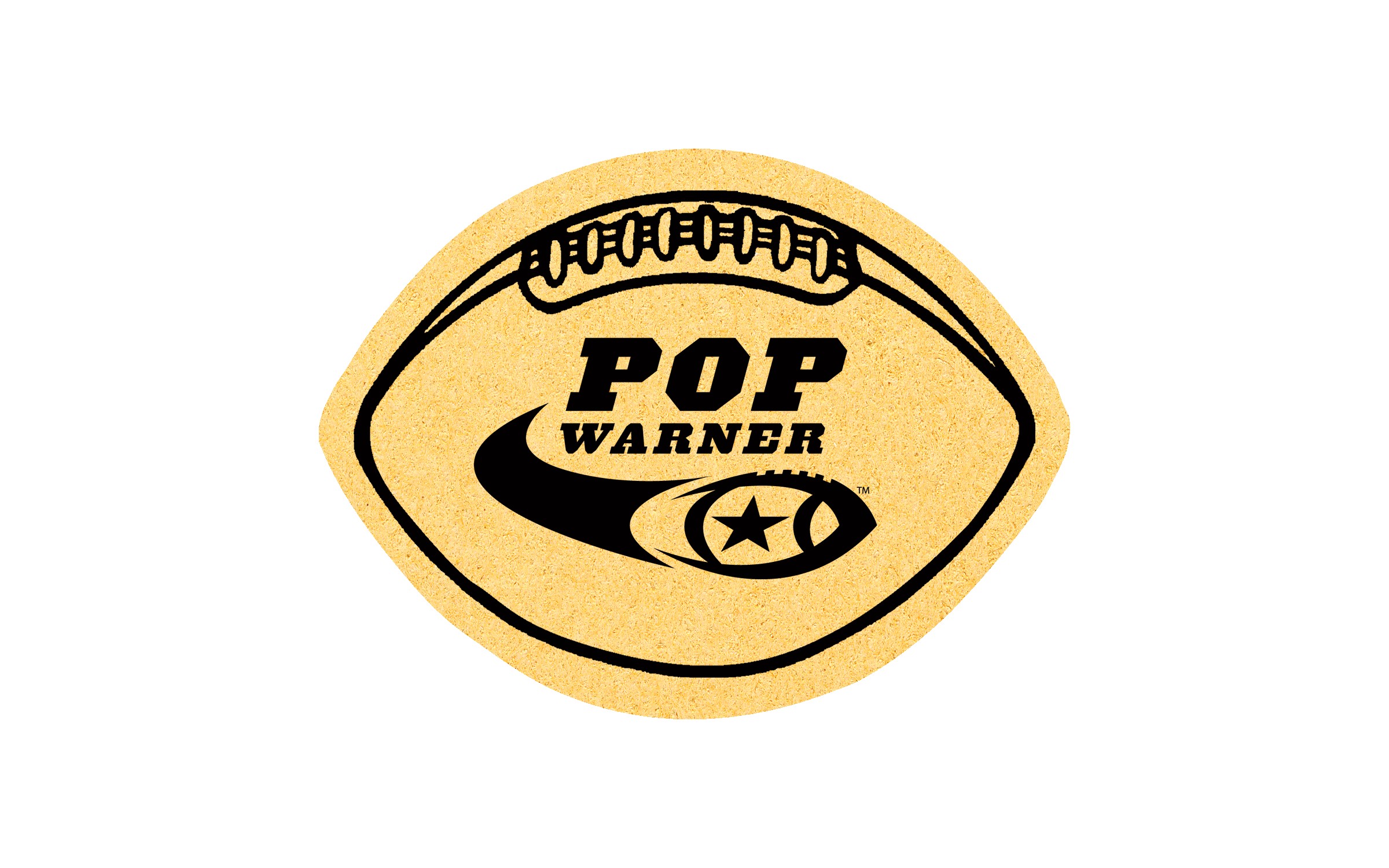 Picture of 4" Econo Compressed Football Sponge