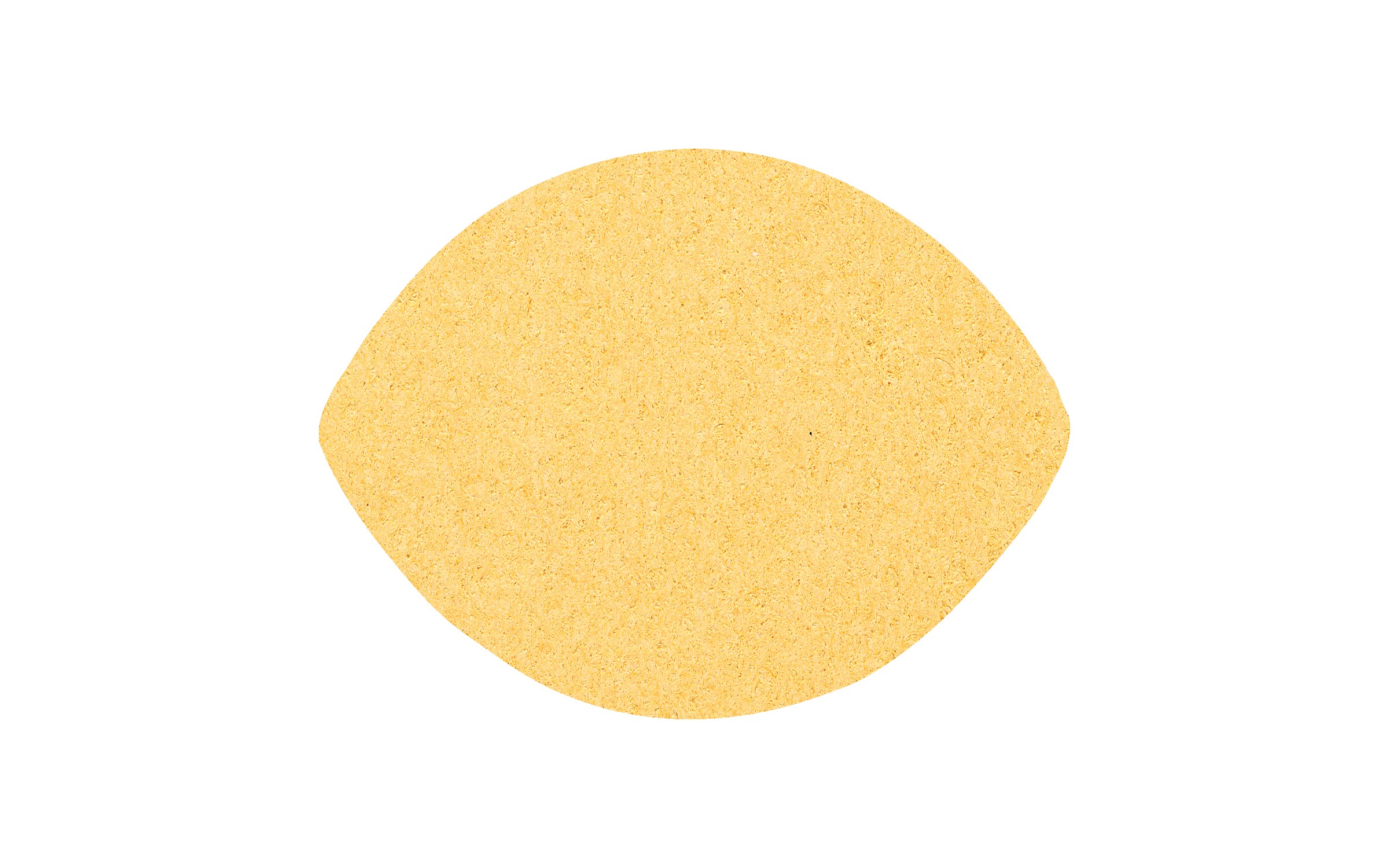 Picture of 4" Econo Compressed Football Sponge