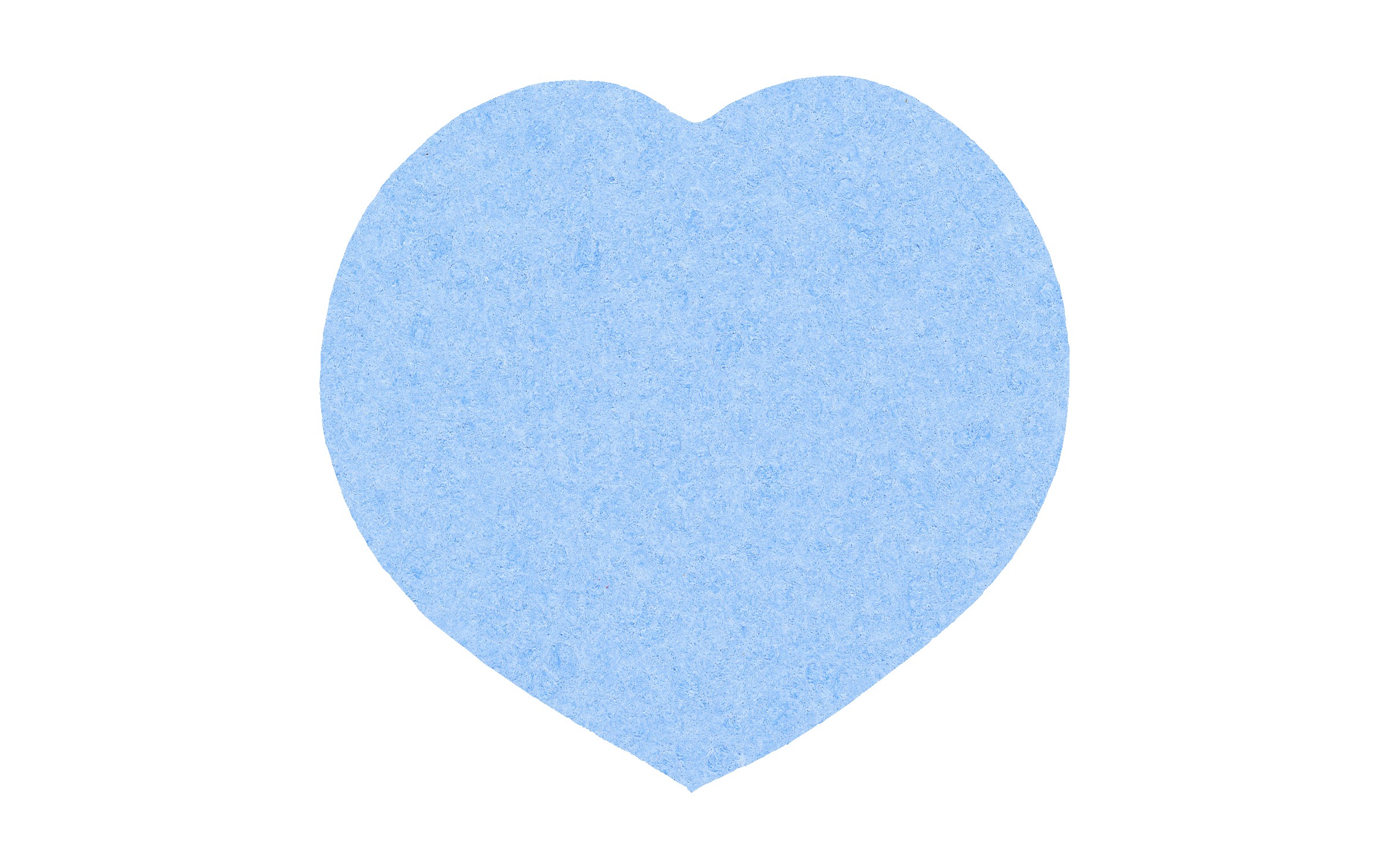 Picture of 4" Econo Compressed Heart Sponge