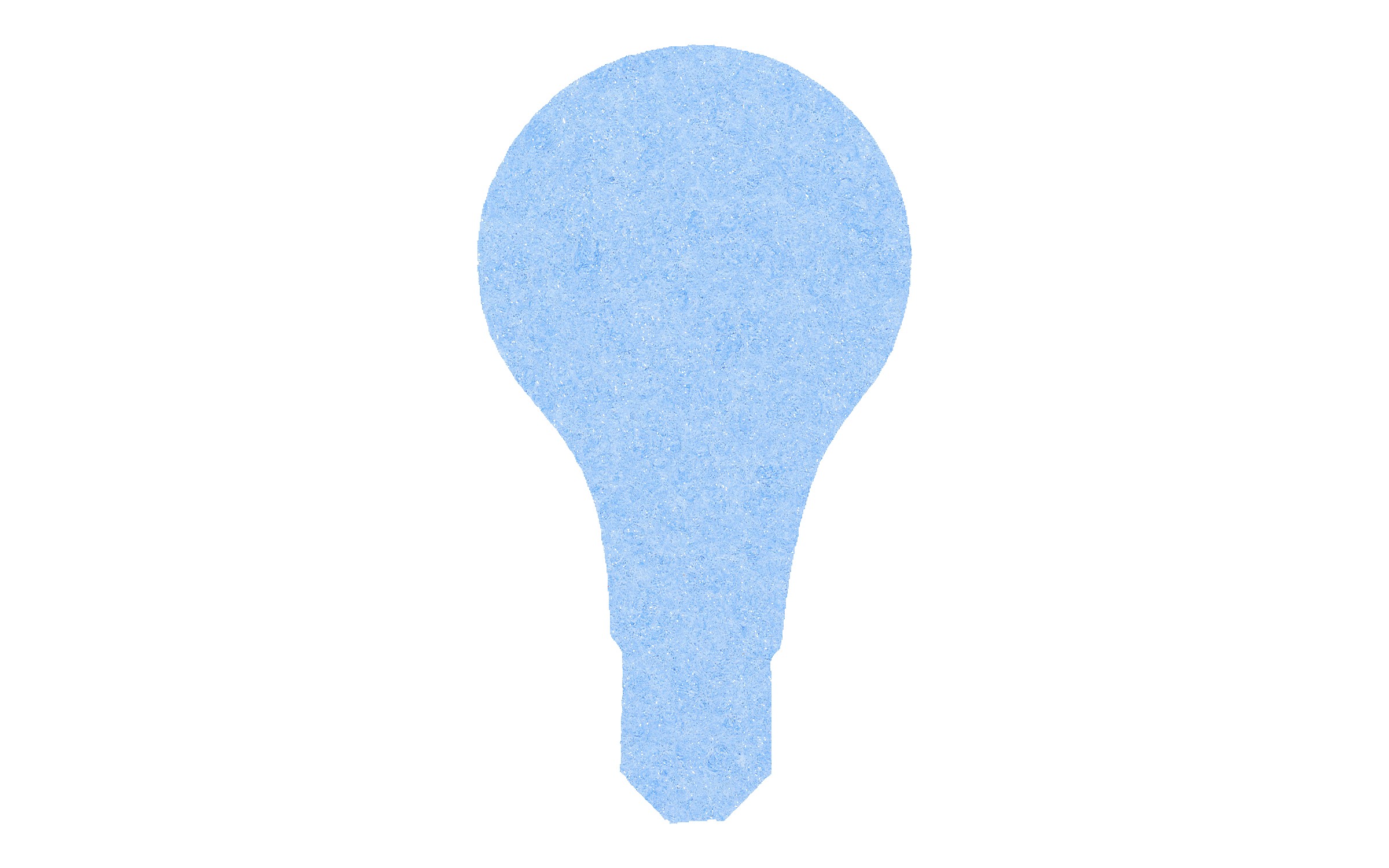 Picture of 4" Econo Compressed Light Bulb Sponge
