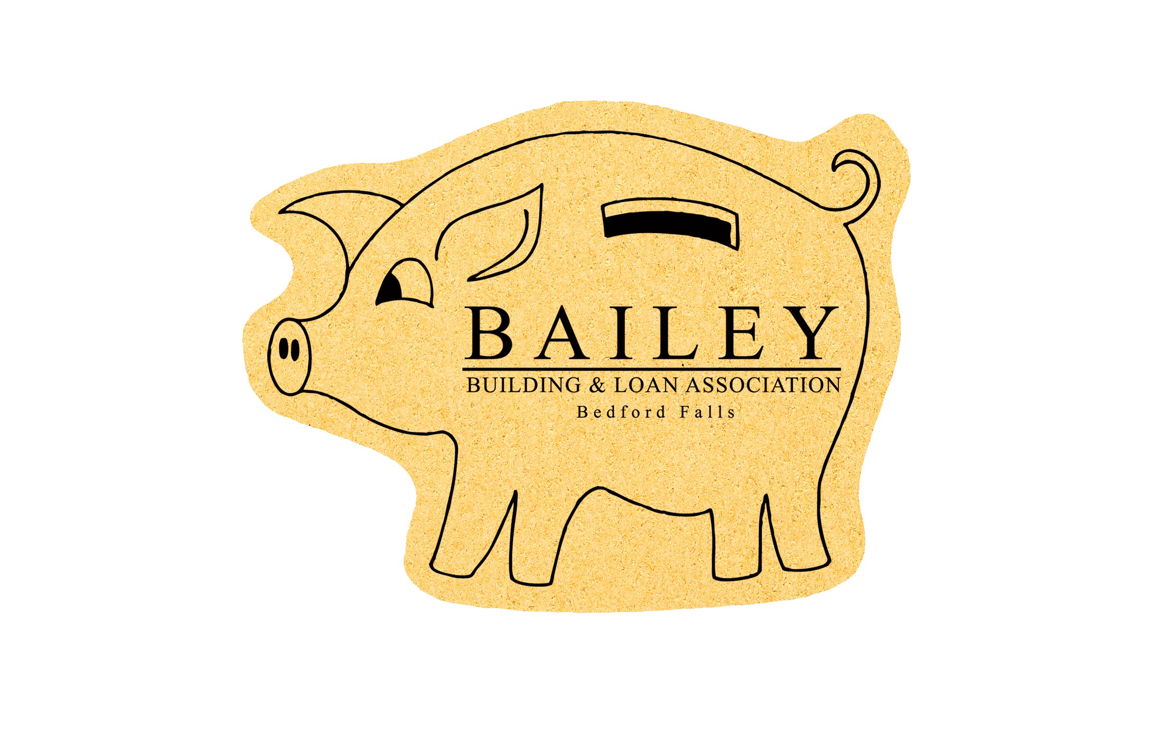 Picture of 4" Econo Compressed Piggy Bank Sponge