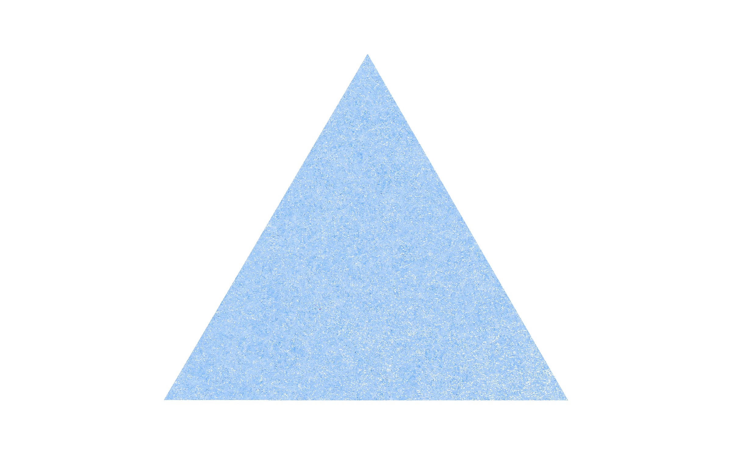 Picture of 4" Econo Compressed Triangle Sponge