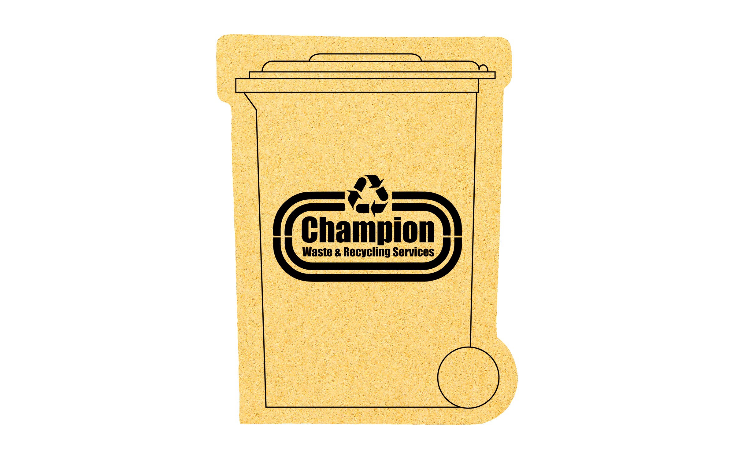 Picture of 5" Standard Compressed Recycling Bin Sponge