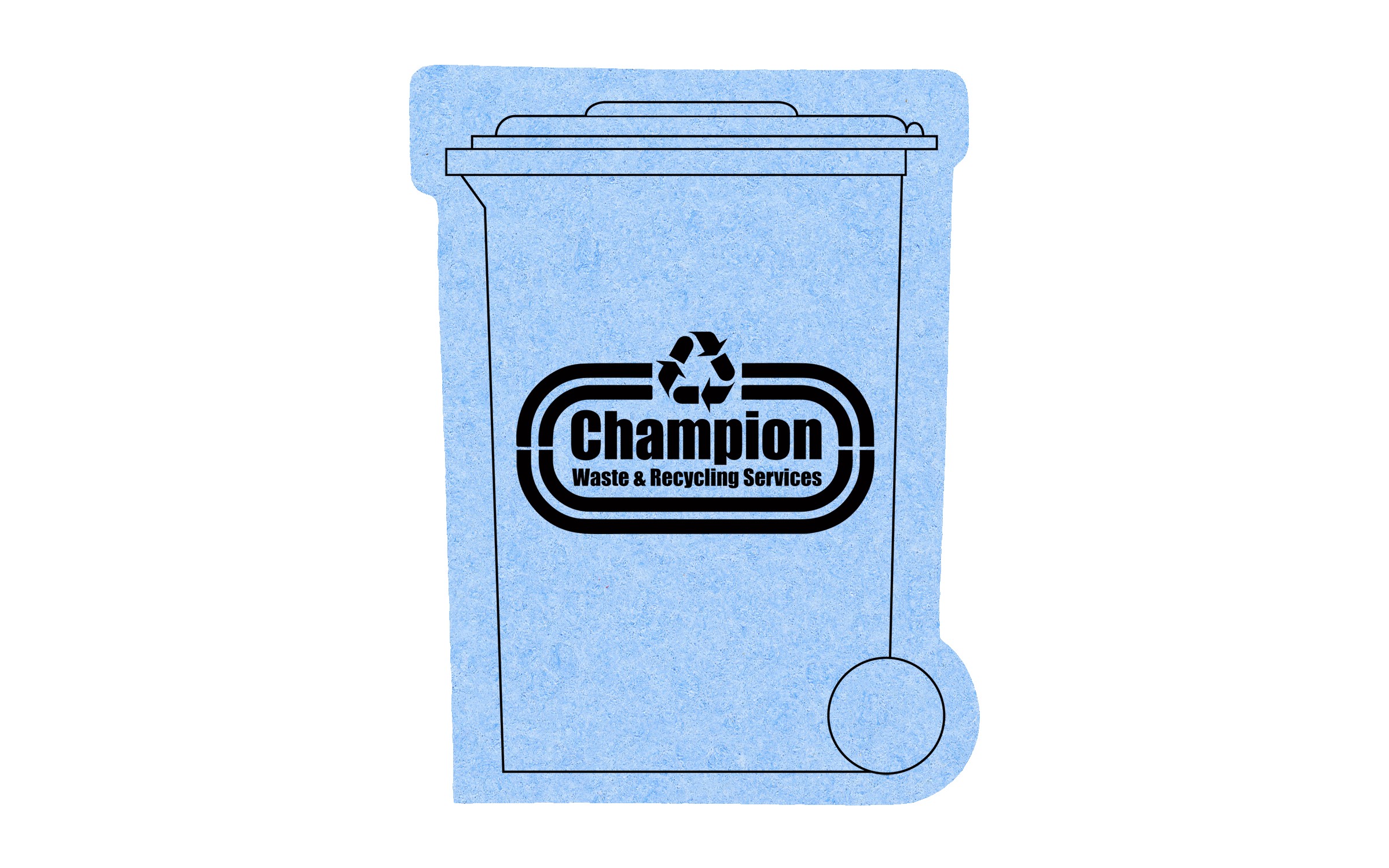 Picture of 5" Standard Compressed Recycling Bin Sponge