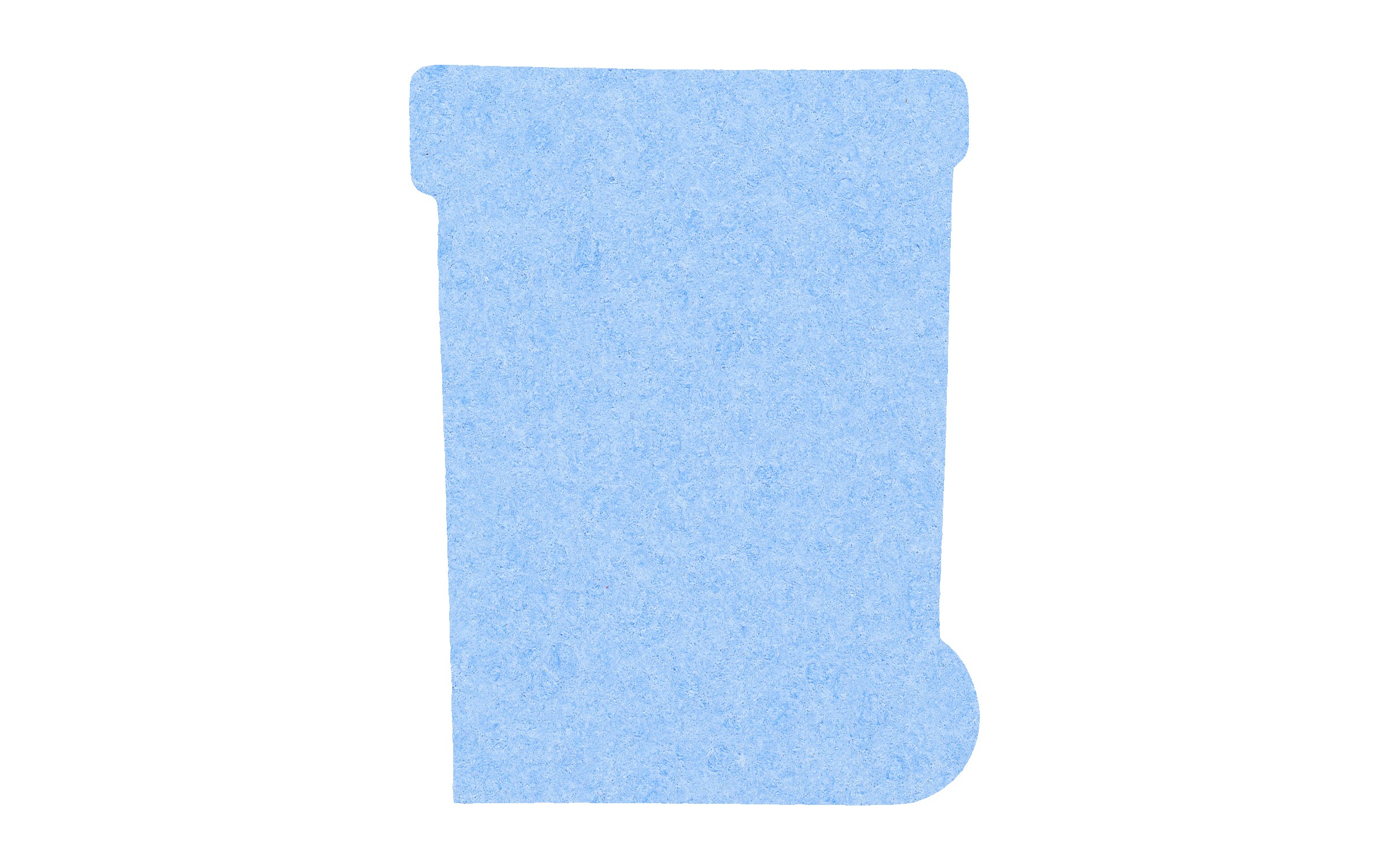 Picture of 5" Standard Compressed Recycling Bin Sponge