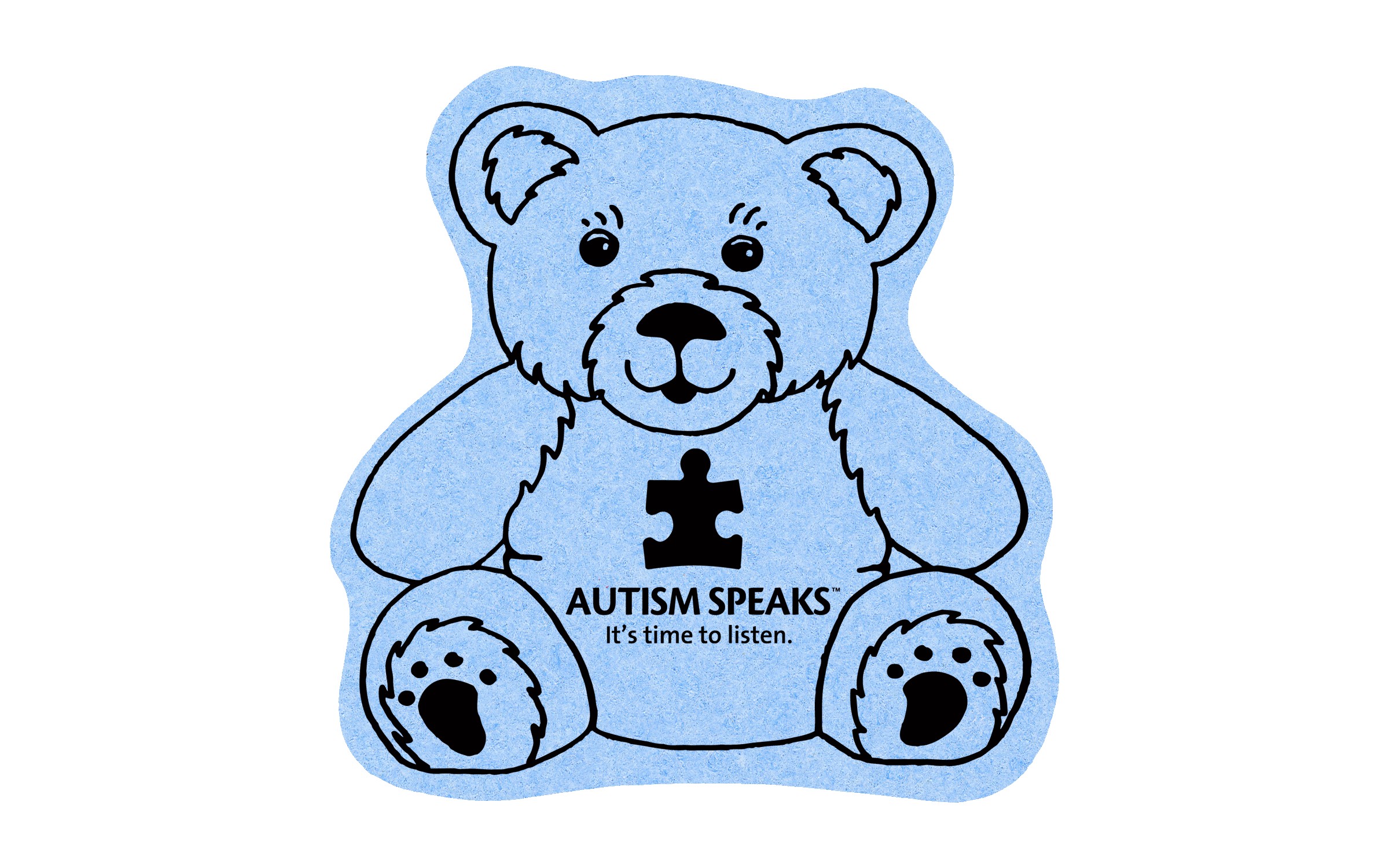 Picture of 5" Standard Compressed Teddy Bear Sponge