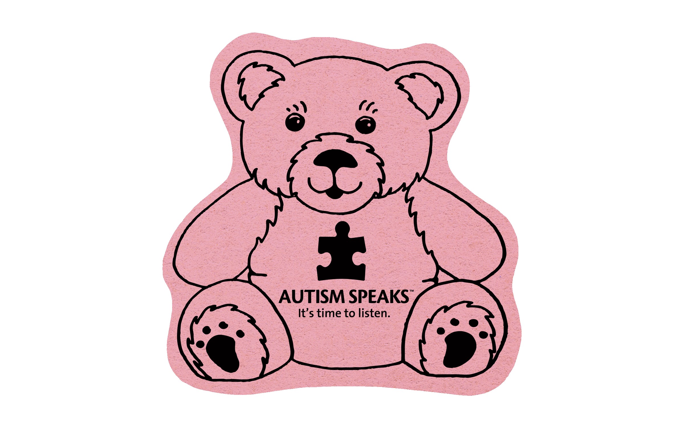 Picture of 5" Standard Compressed Teddy Bear Sponge