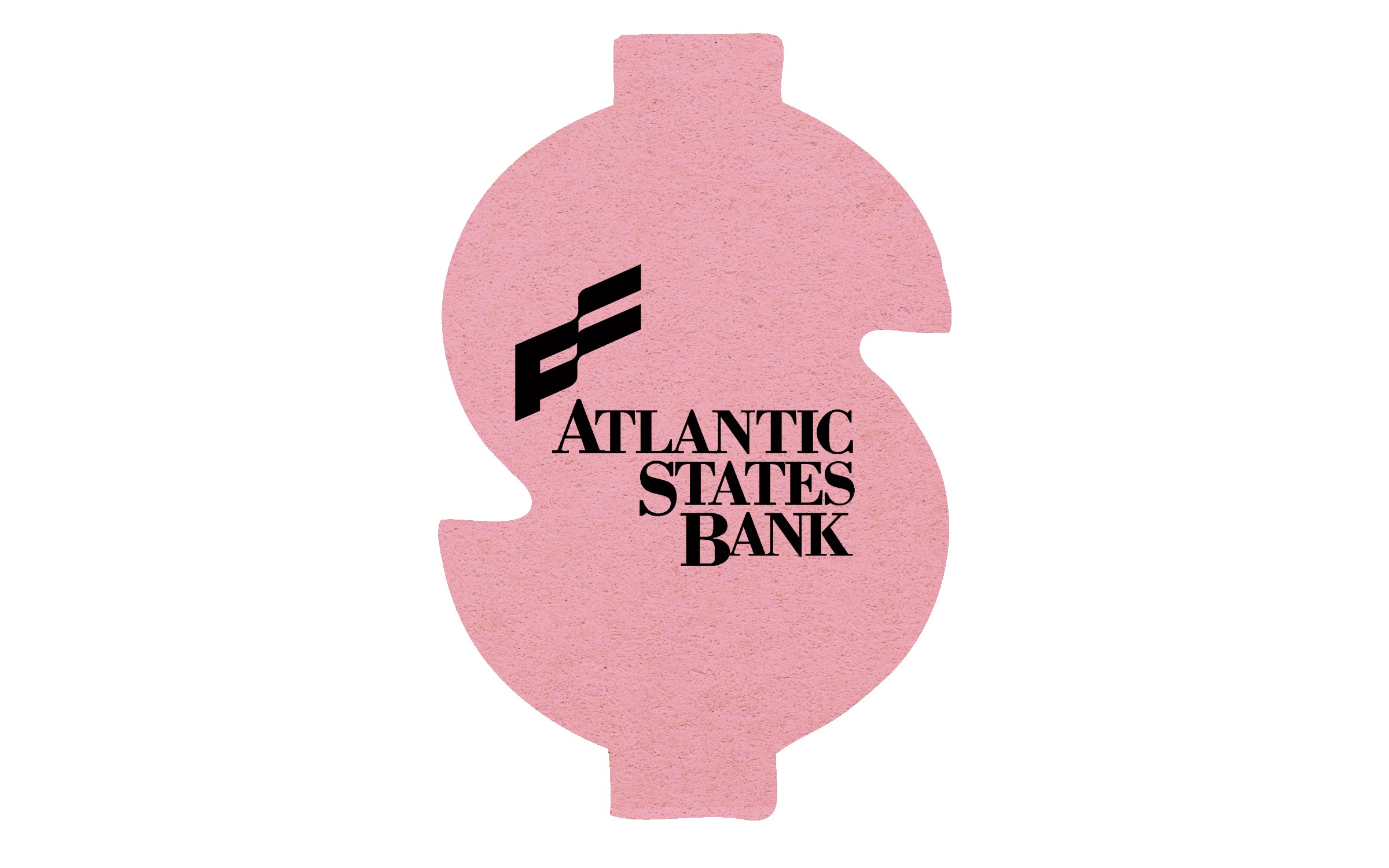 Picture of 5" Standard Compressed Dollar Sign Sponge