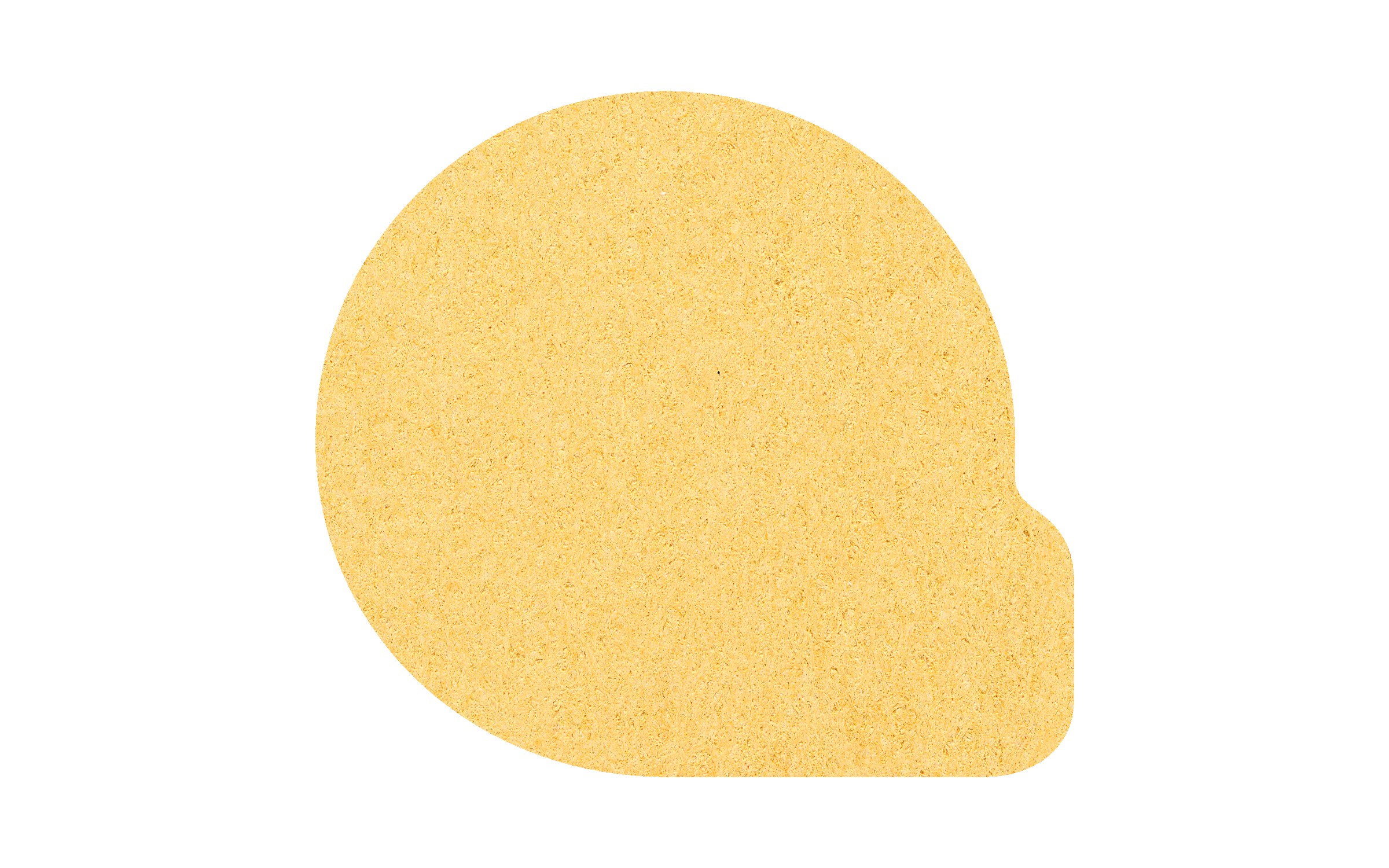 Picture of 5" Standard Compressed Football Helmet Sponge