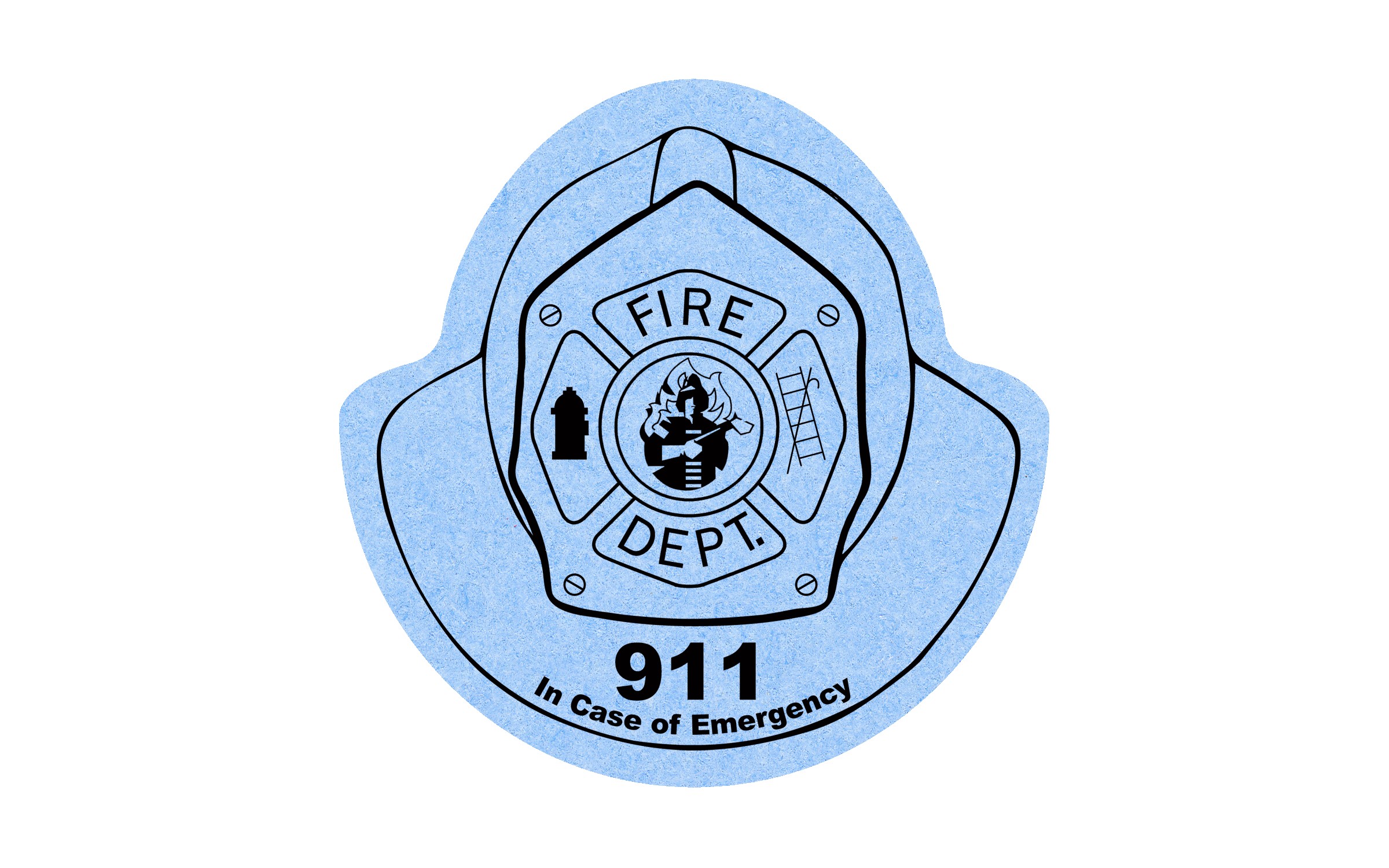 Picture of 5" Standard Compressed Fire Helmet Sponge