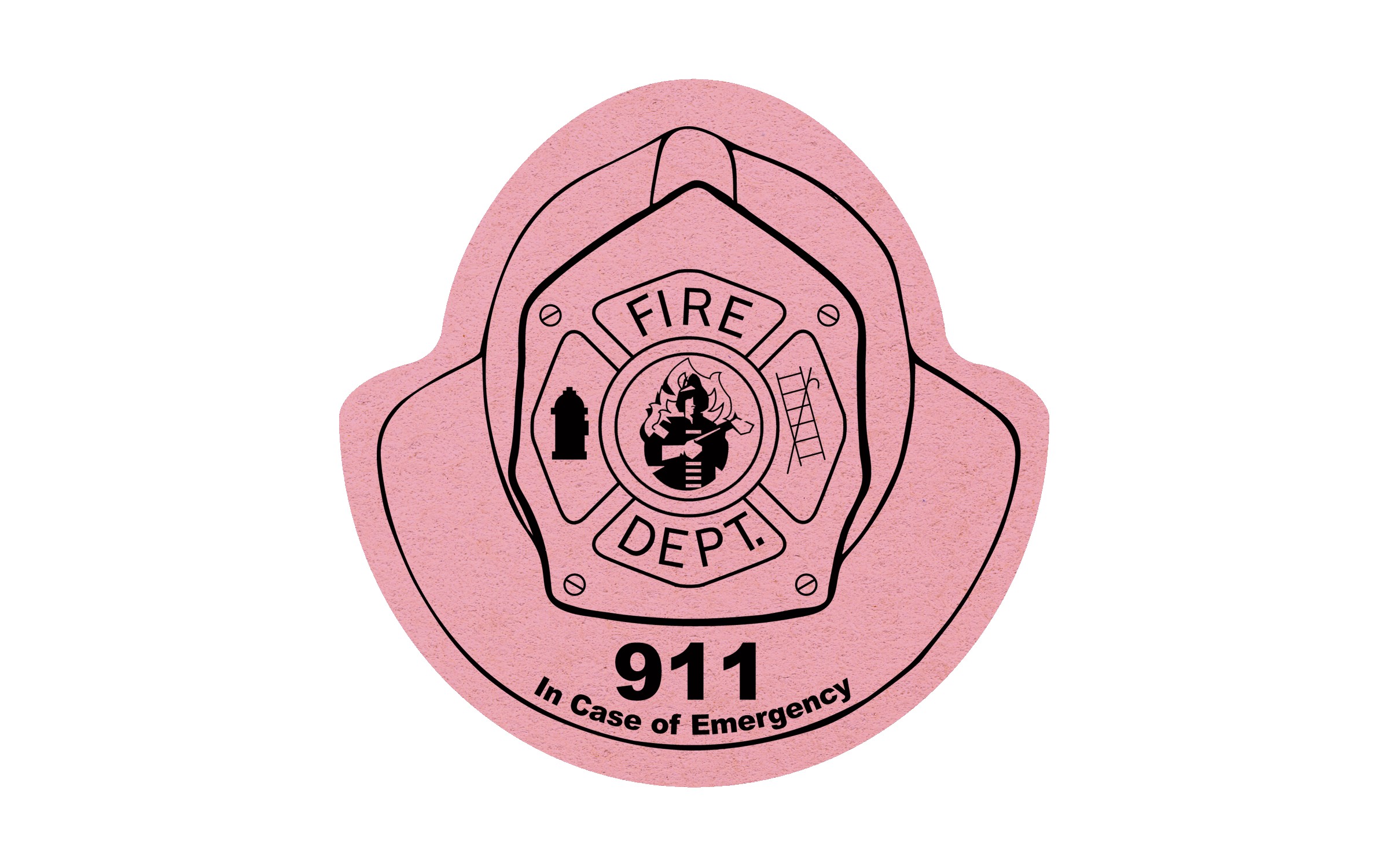 Picture of 5" Standard Compressed Fire Helmet Sponge