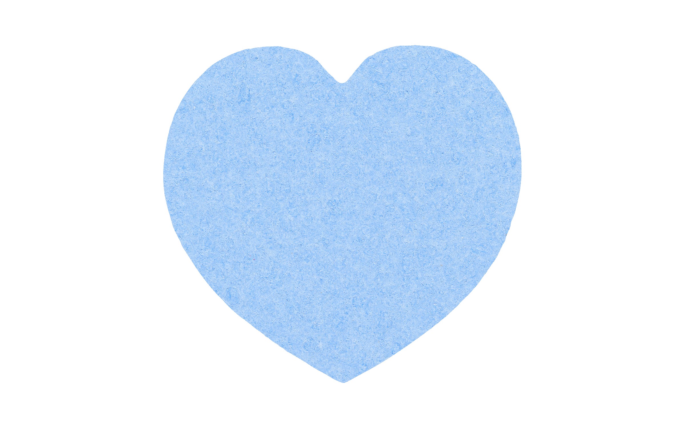 Picture of 5" Standard Heart Compressed Sponge