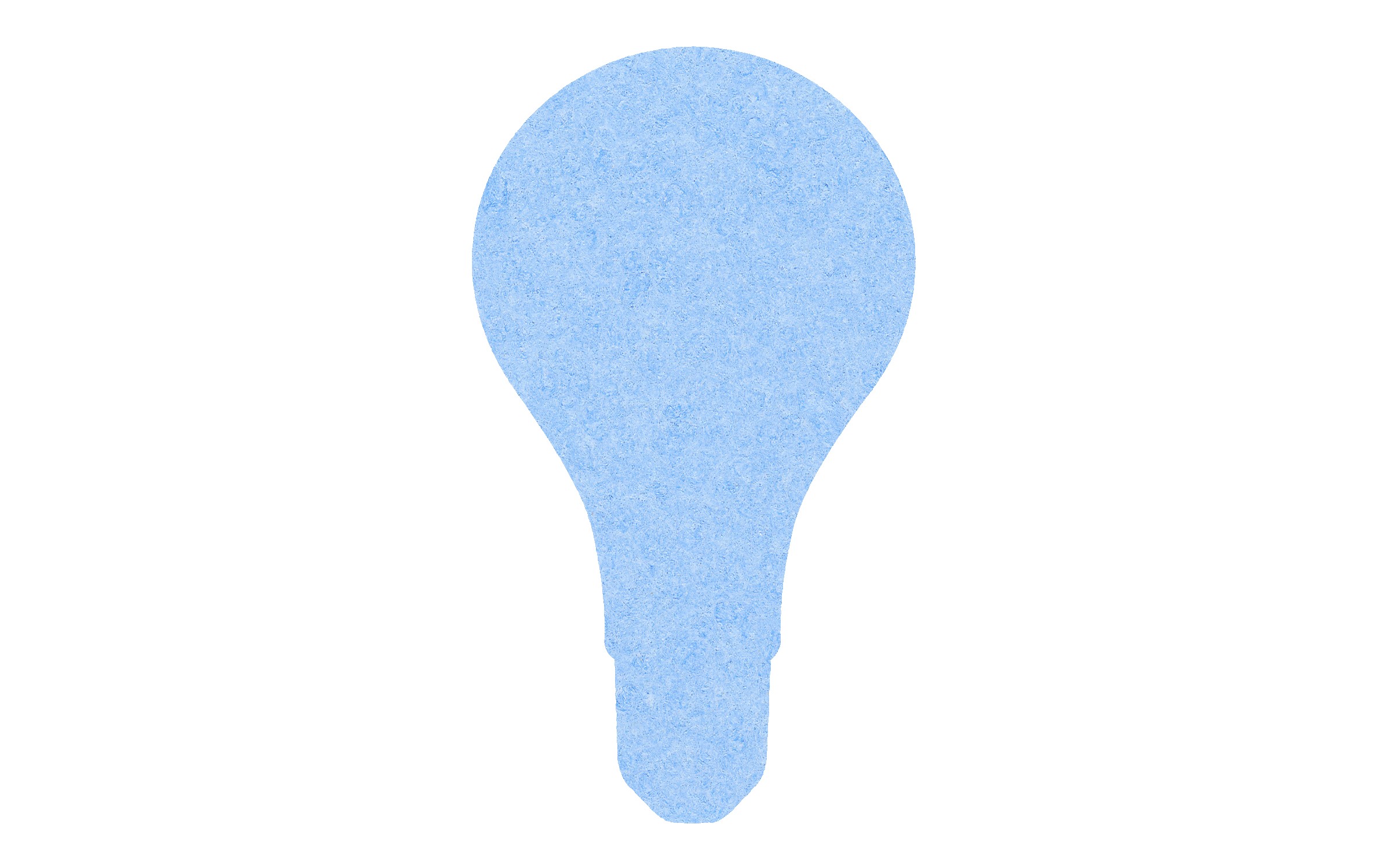 Picture of 5" Standard Compressed Light Bulb Sponge