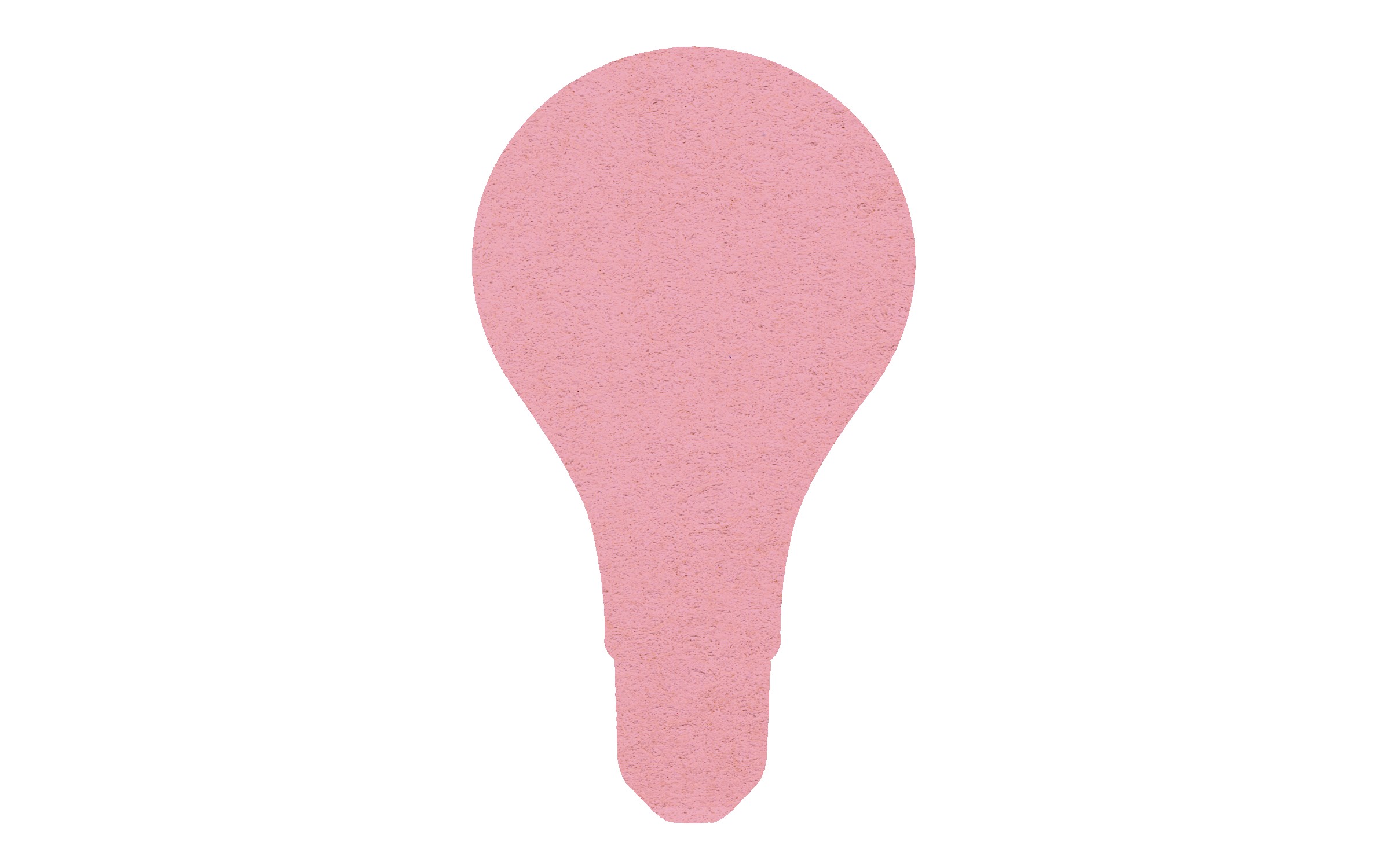 Picture of 5" Standard Compressed Light Bulb Sponge