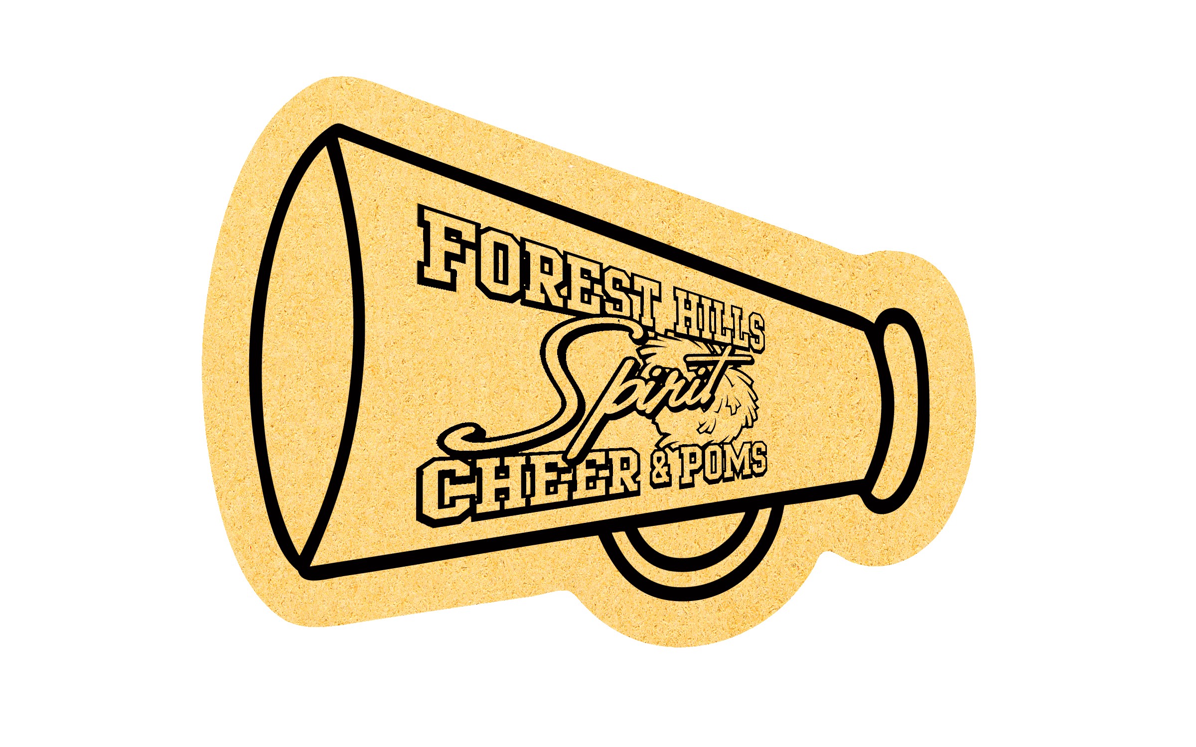 Picture of 5" Standard Compressed Megaphone Sponge