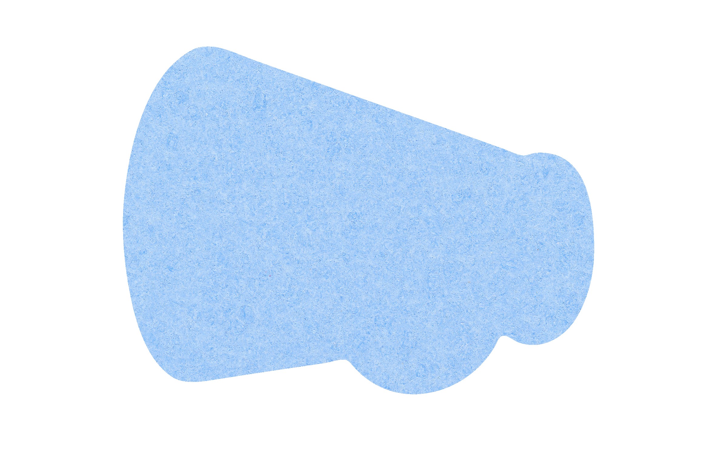 Picture of 5" Standard Compressed Megaphone Sponge