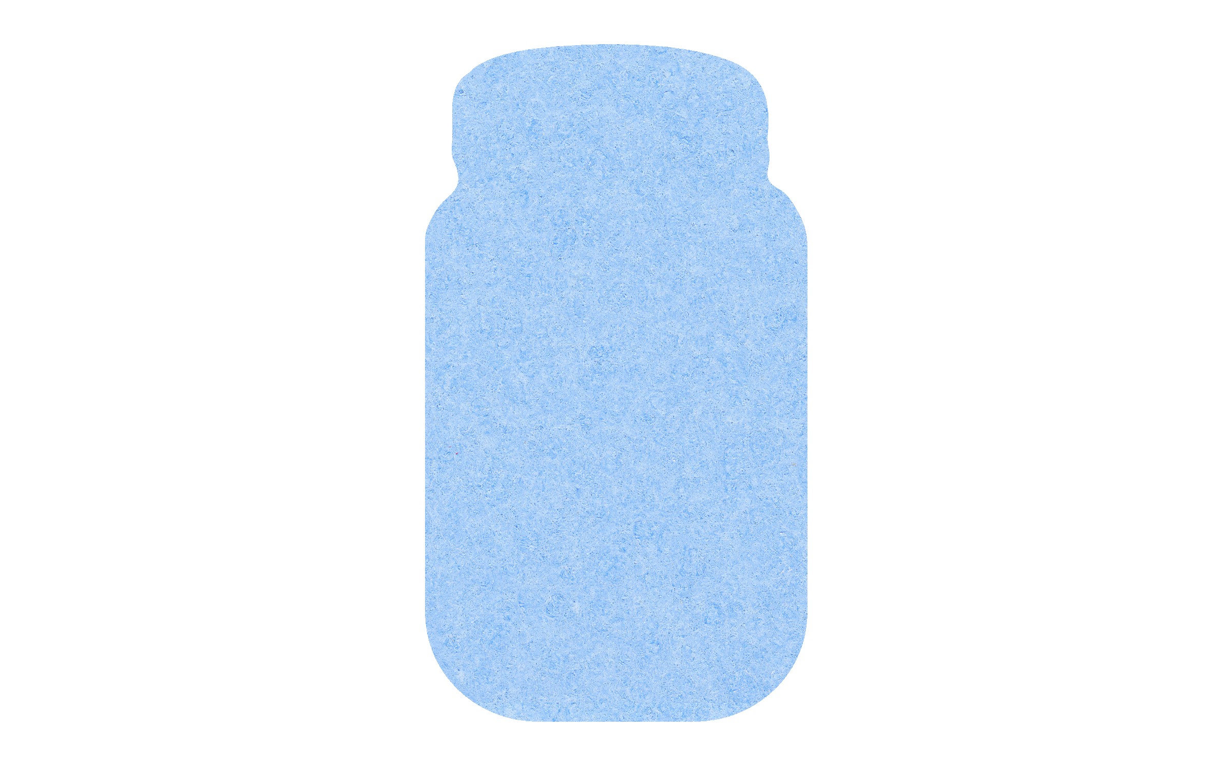 Picture of 5" Standard Compressed Mason Jar Sponge