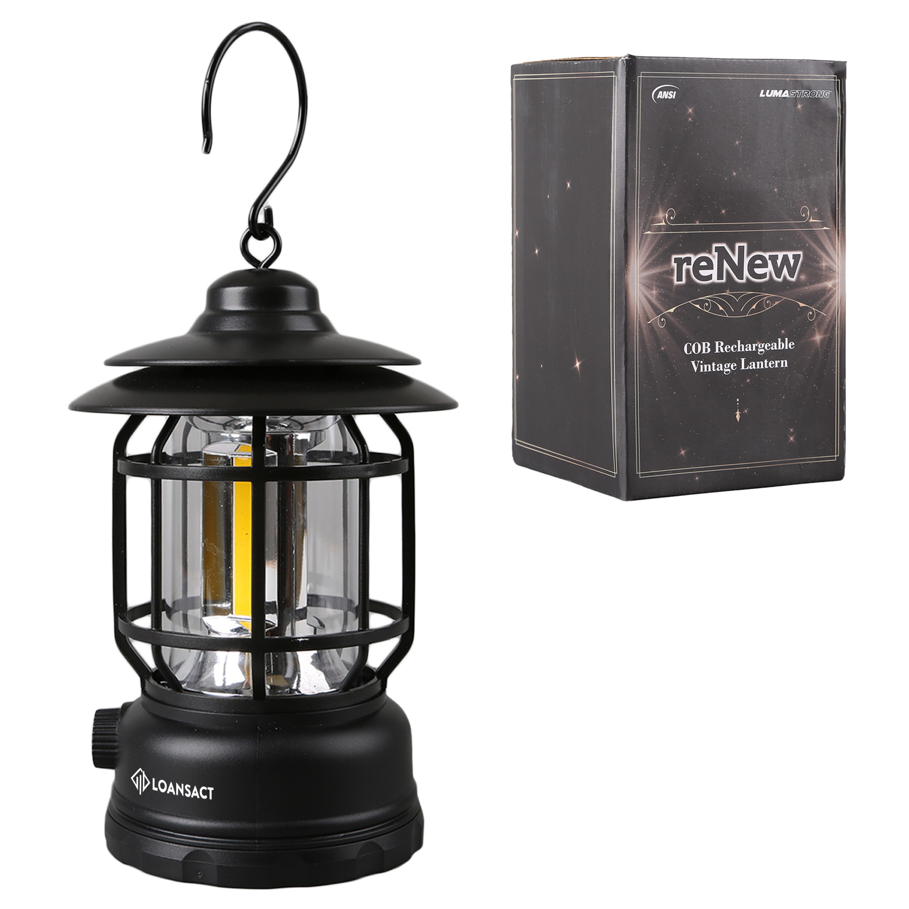 Picture of reNew COB Rechargeable Vintage Lantern