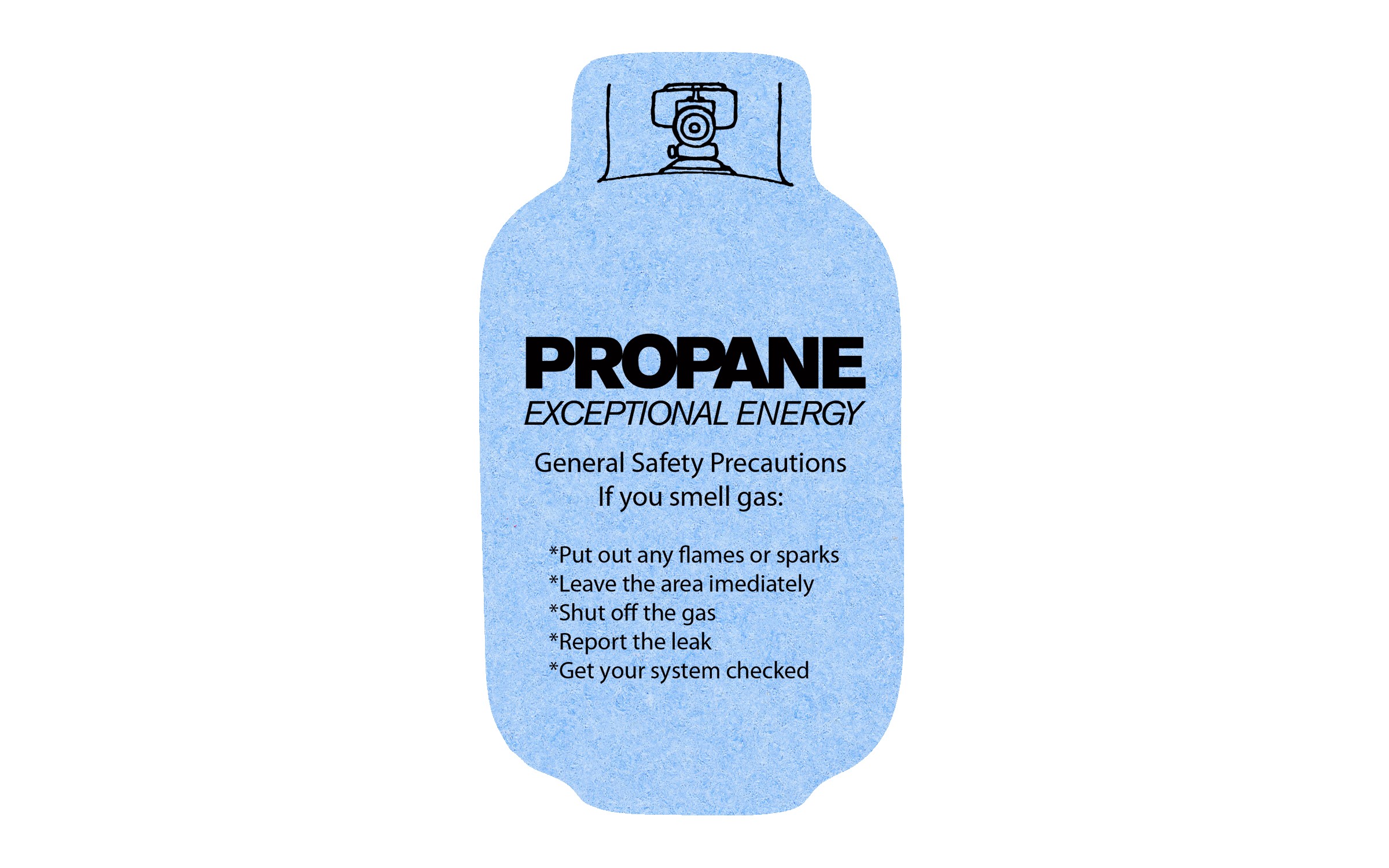 Picture of 5" Standard Compressed Propane Tank Sponge
