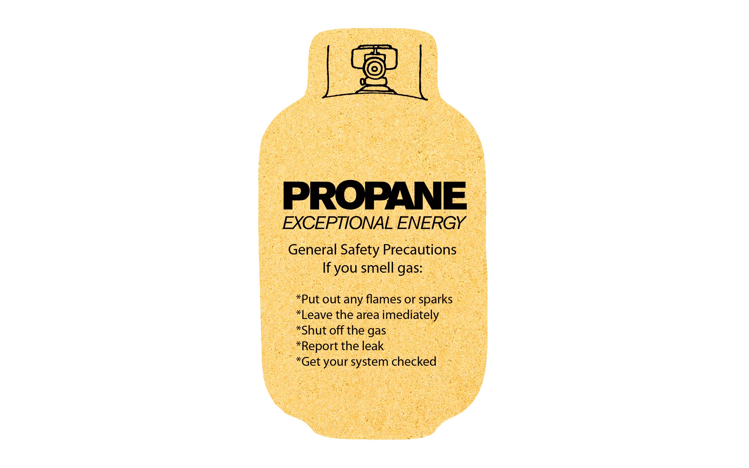 Picture of 5" Standard Compressed Propane Tank Sponge