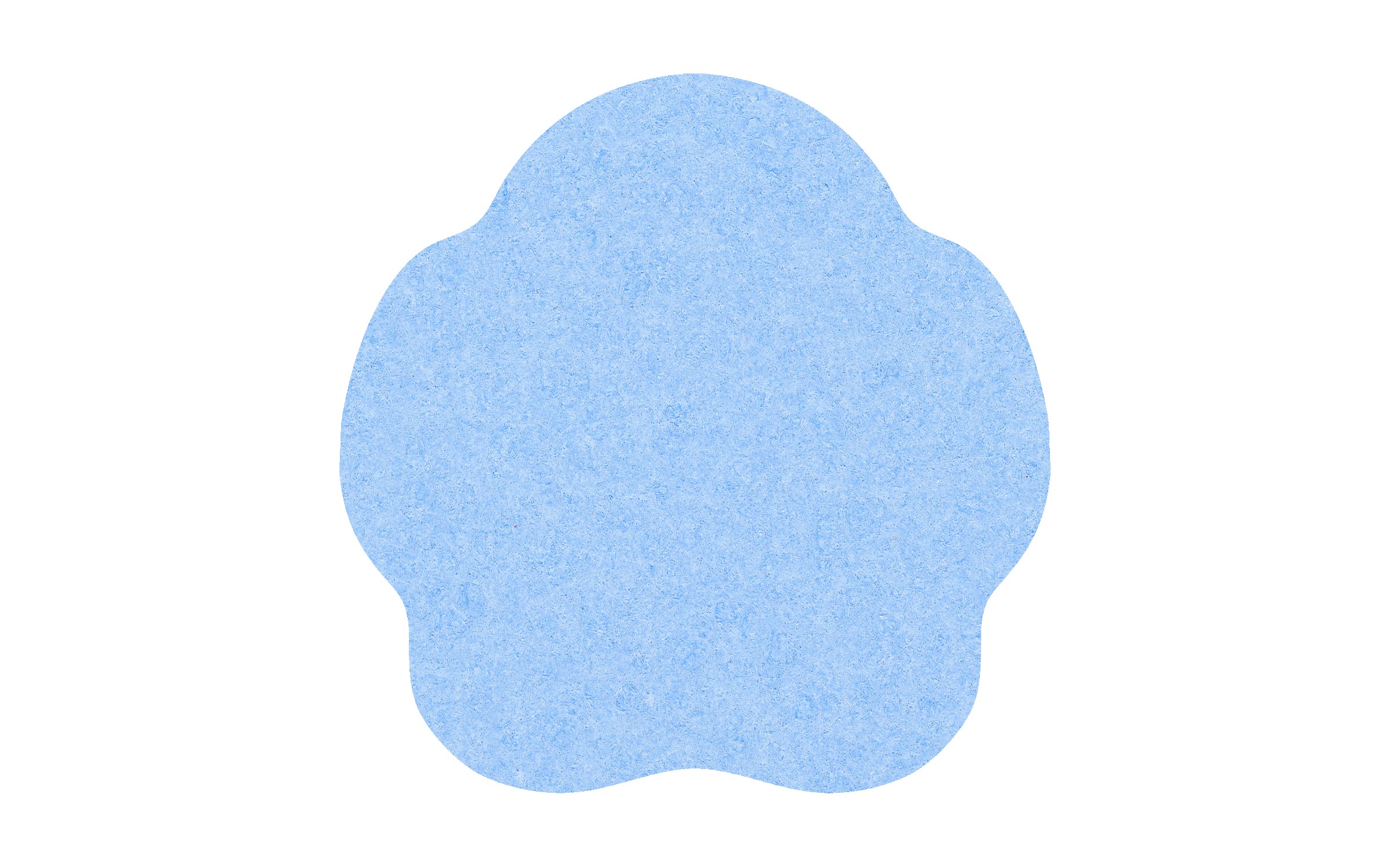 Picture of 5" Standard Compressed Paw Sponge