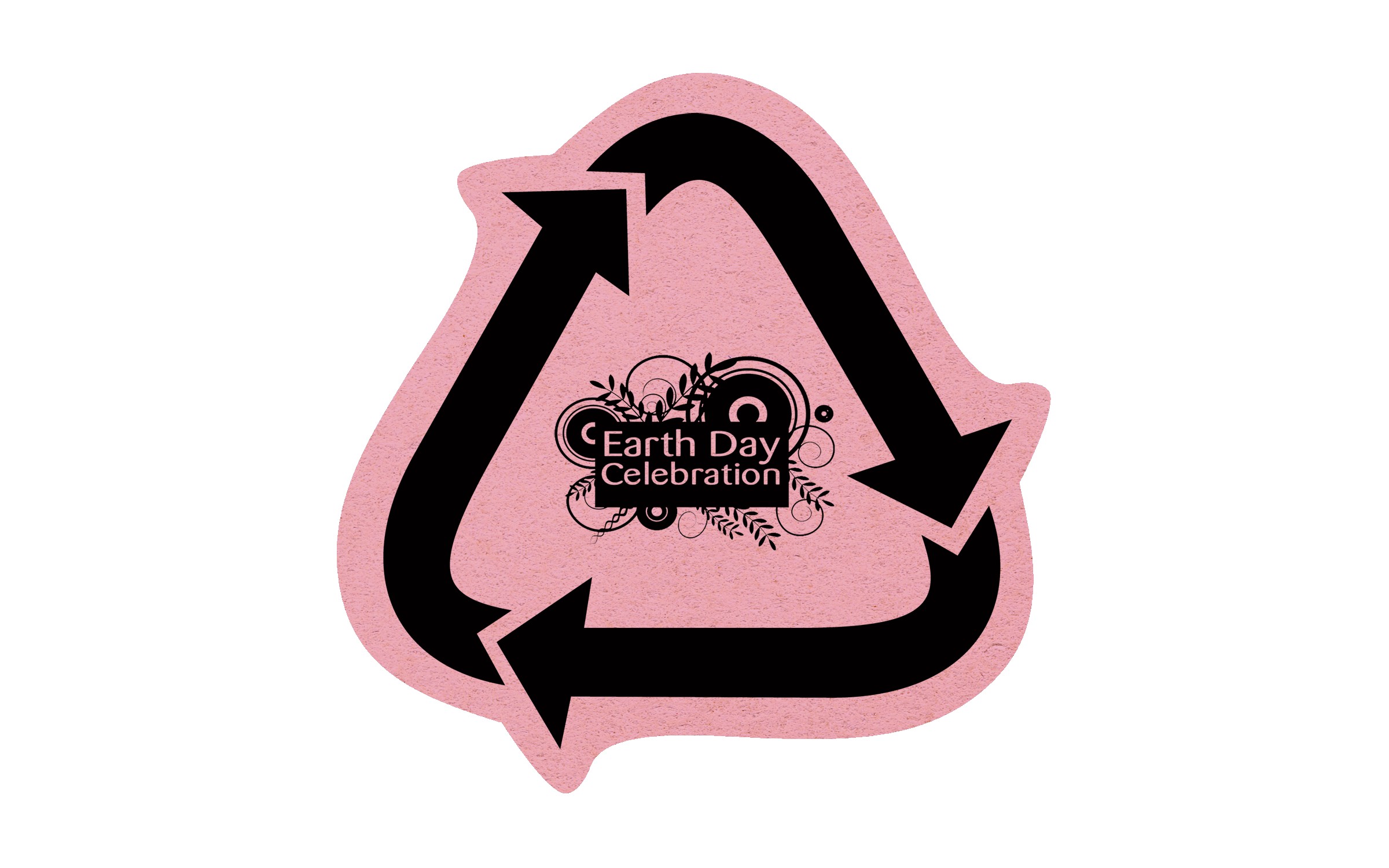 Picture of 5" Standard Compressed Recycle Arrows Sponge