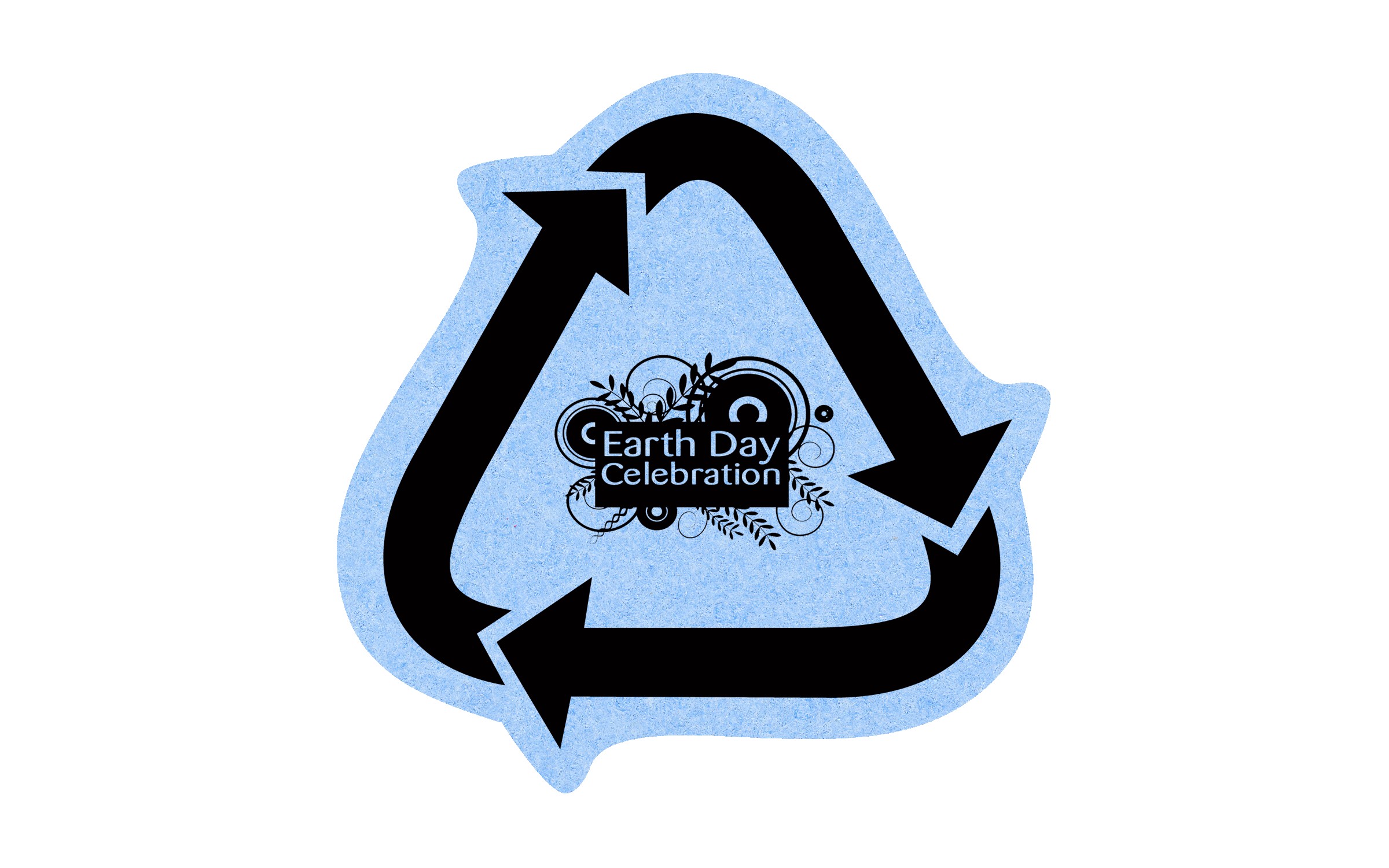 Picture of 5" Standard Compressed Recycle Arrows Sponge
