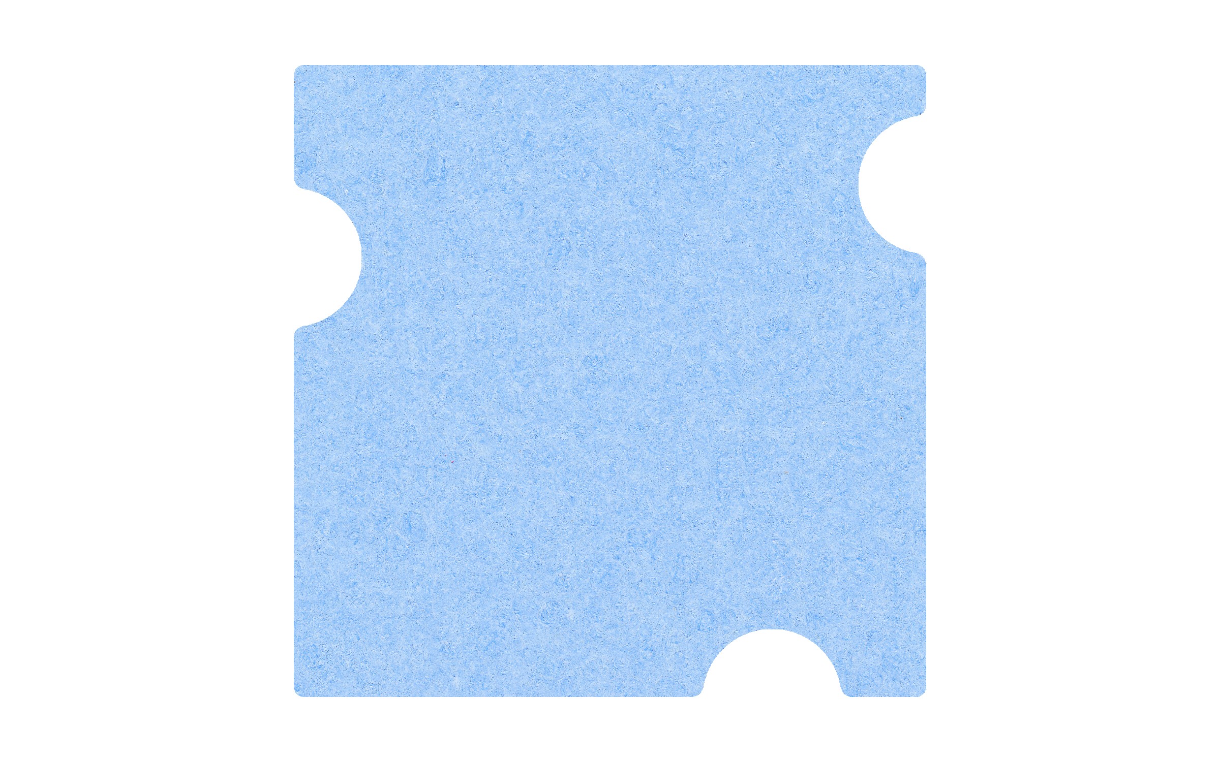 Picture of 5" Standard Compressed Swiss Cheese Sponge