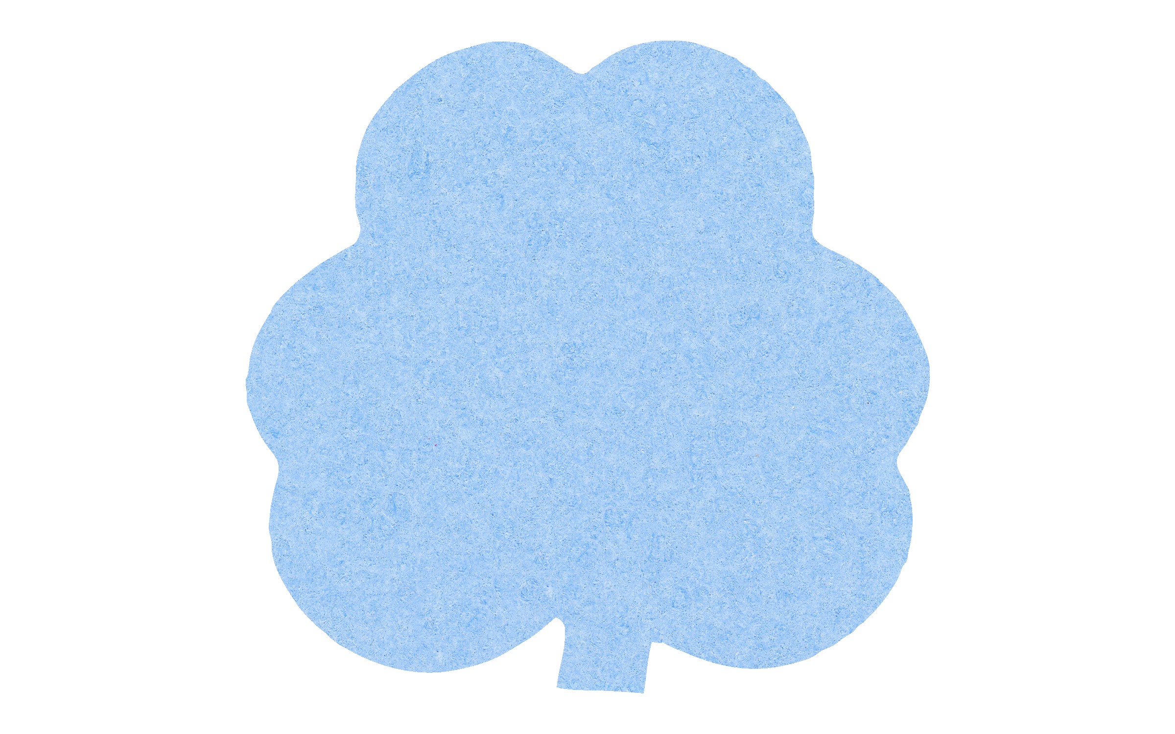 Picture of 5" Standard Compressed Shamrock Sponge
