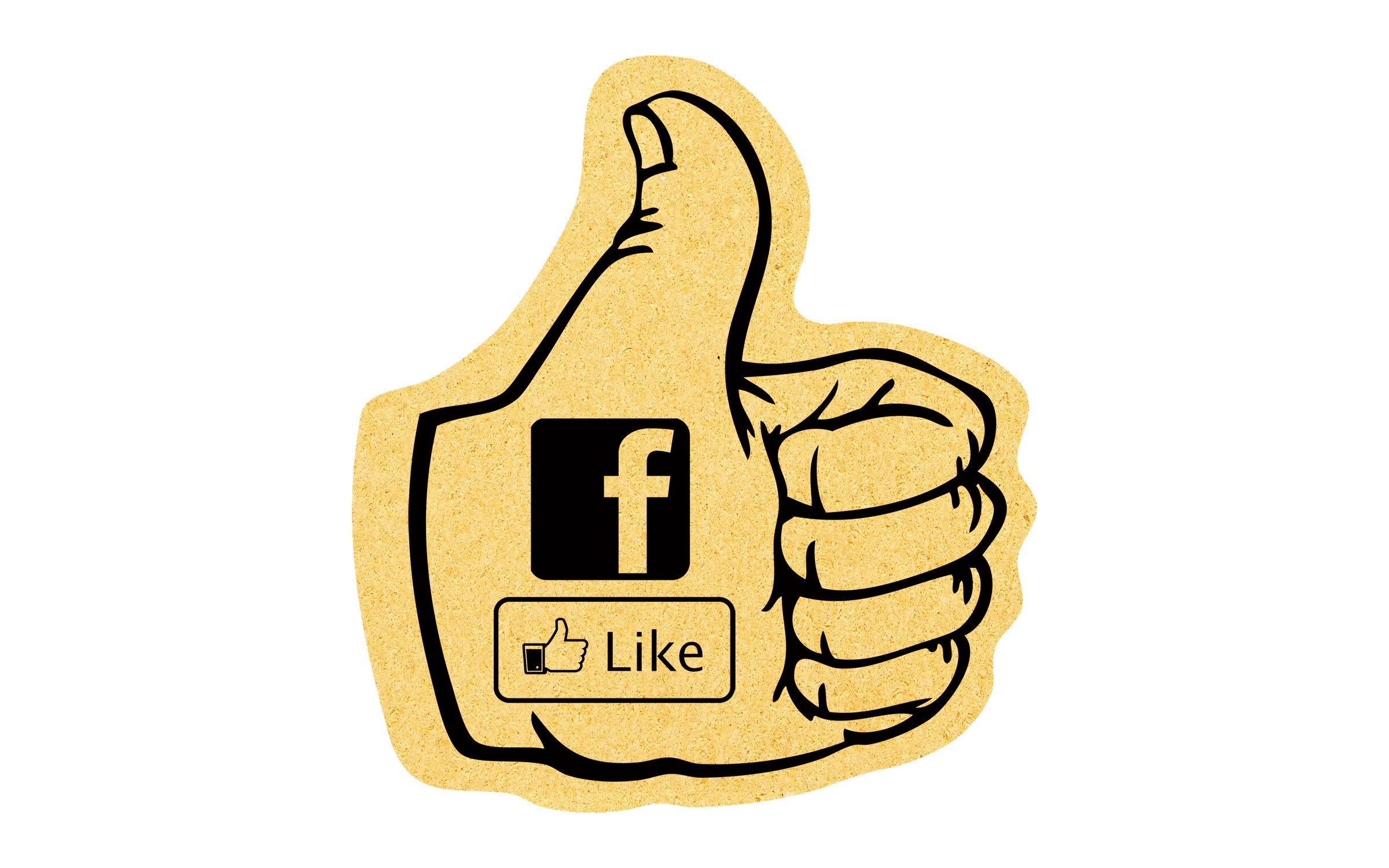 Picture of 5" Standard Compressed Thumbs Up Sponge