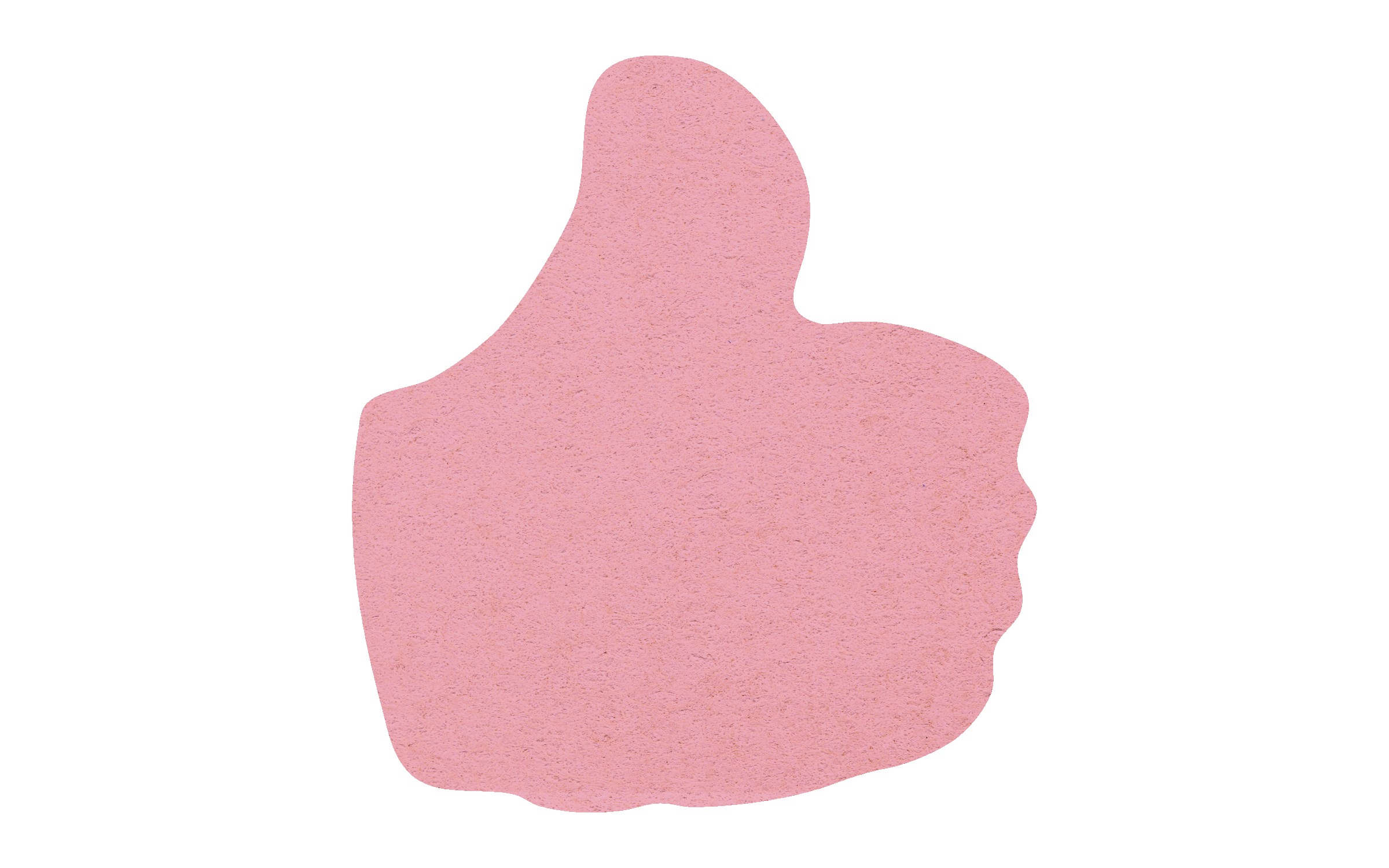 Picture of 5" Standard Compressed Thumbs Up Sponge